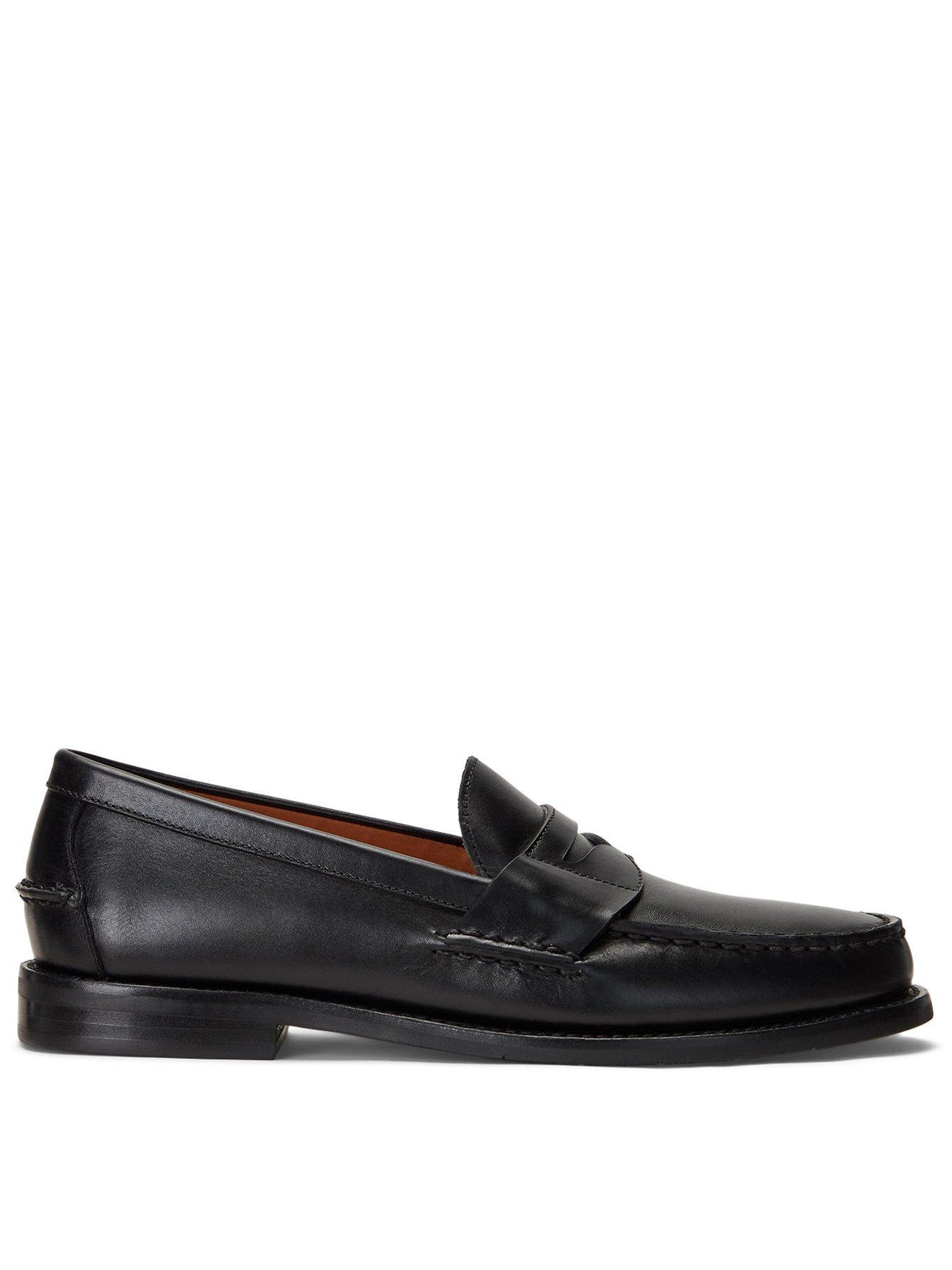 Polo Ralph Lauren Alston Leather Penny Loafers - Black