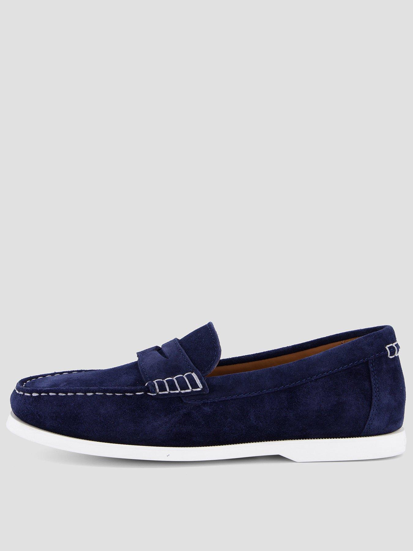 Polo Ralph Lauren Polo Ralph Lauren Suede Merton Penny Loafers - Navy