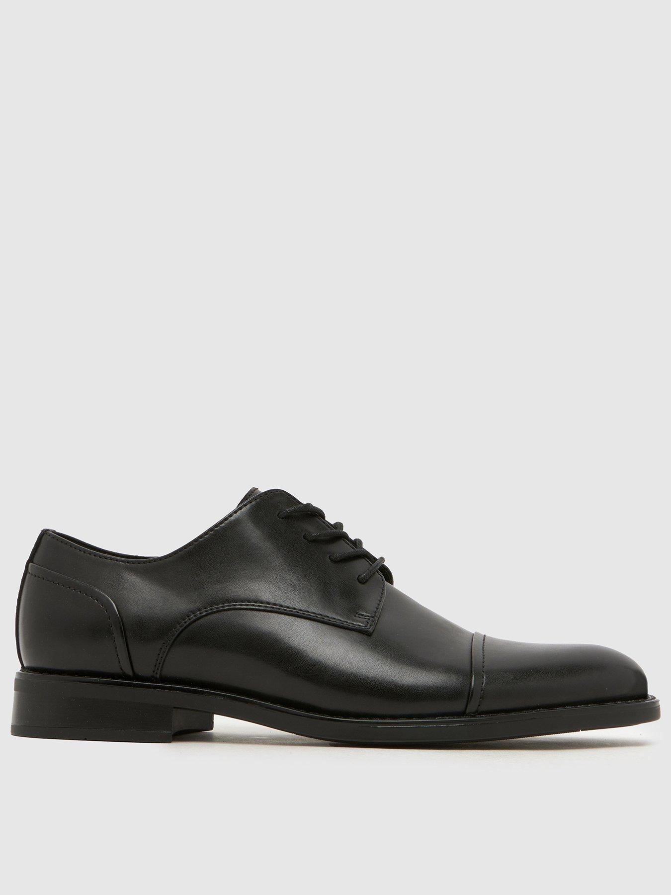 Schuh Rocket Toe Cap Lace Up Derby Shoe - Black