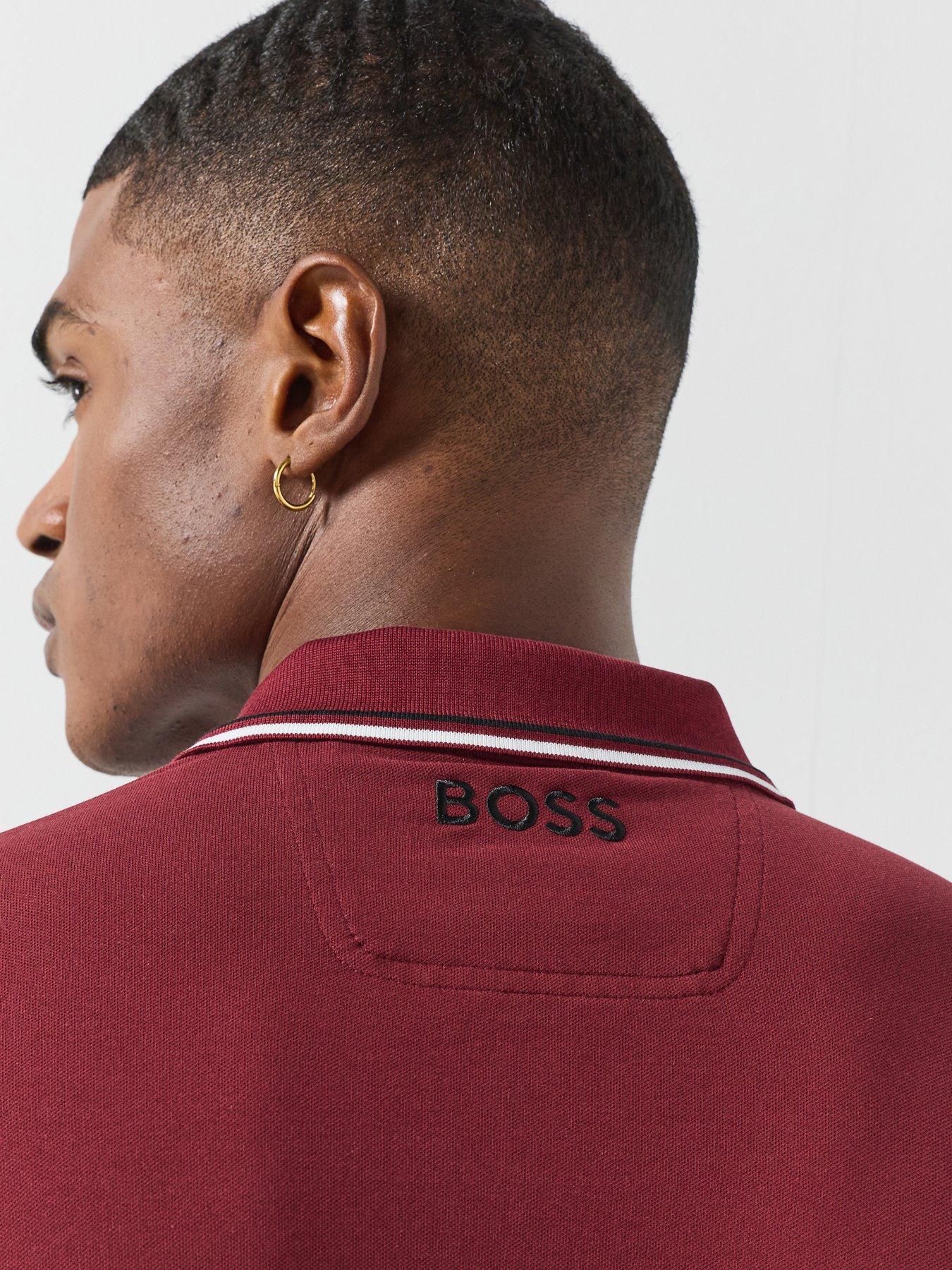 Image 6 of 6 of BOSS Mens Golf Paddy Pro Polo Shirt - Pink