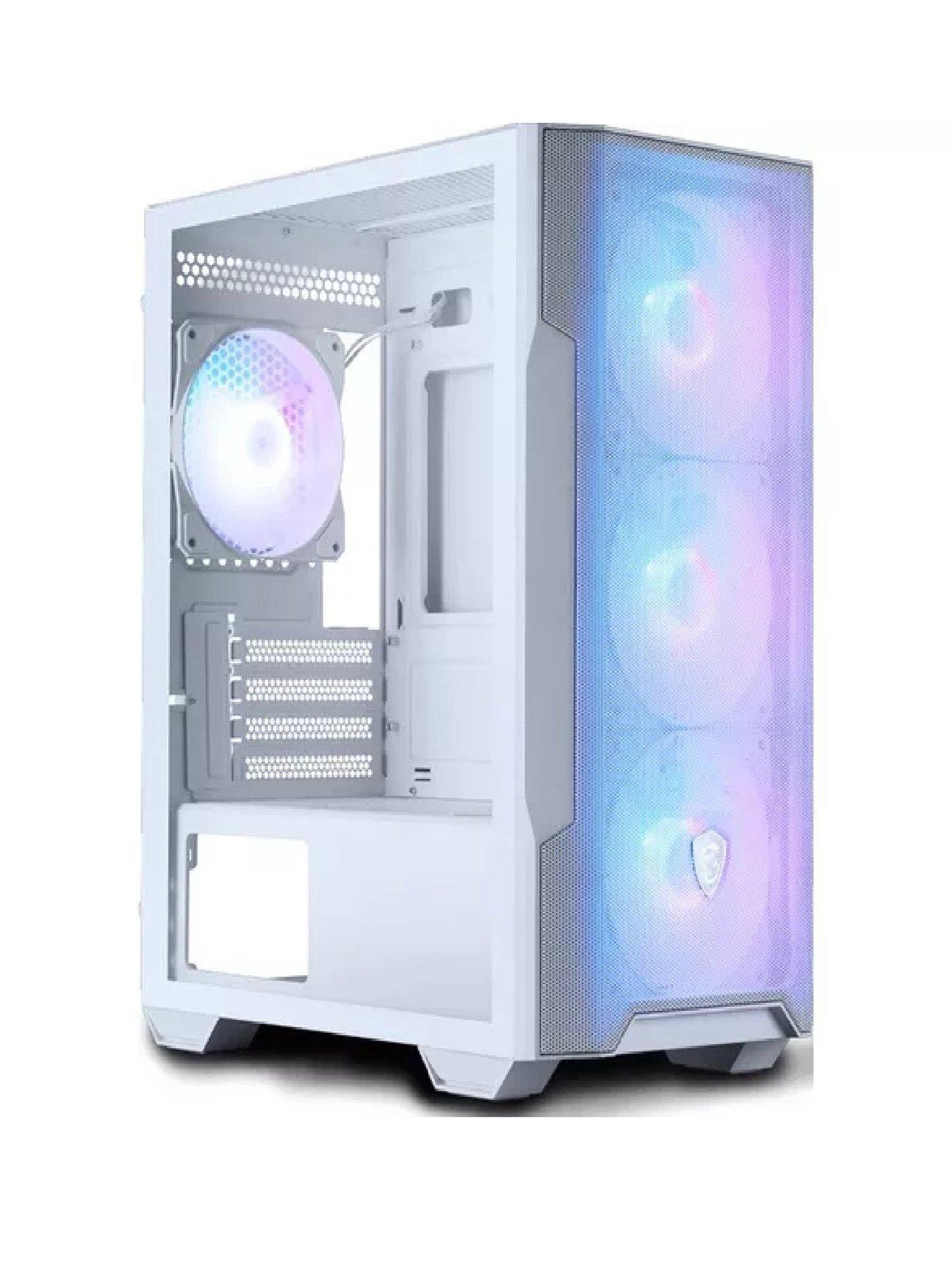 Image 1 of 4 of MSI MAG Forge M100R White Micro Tower Case