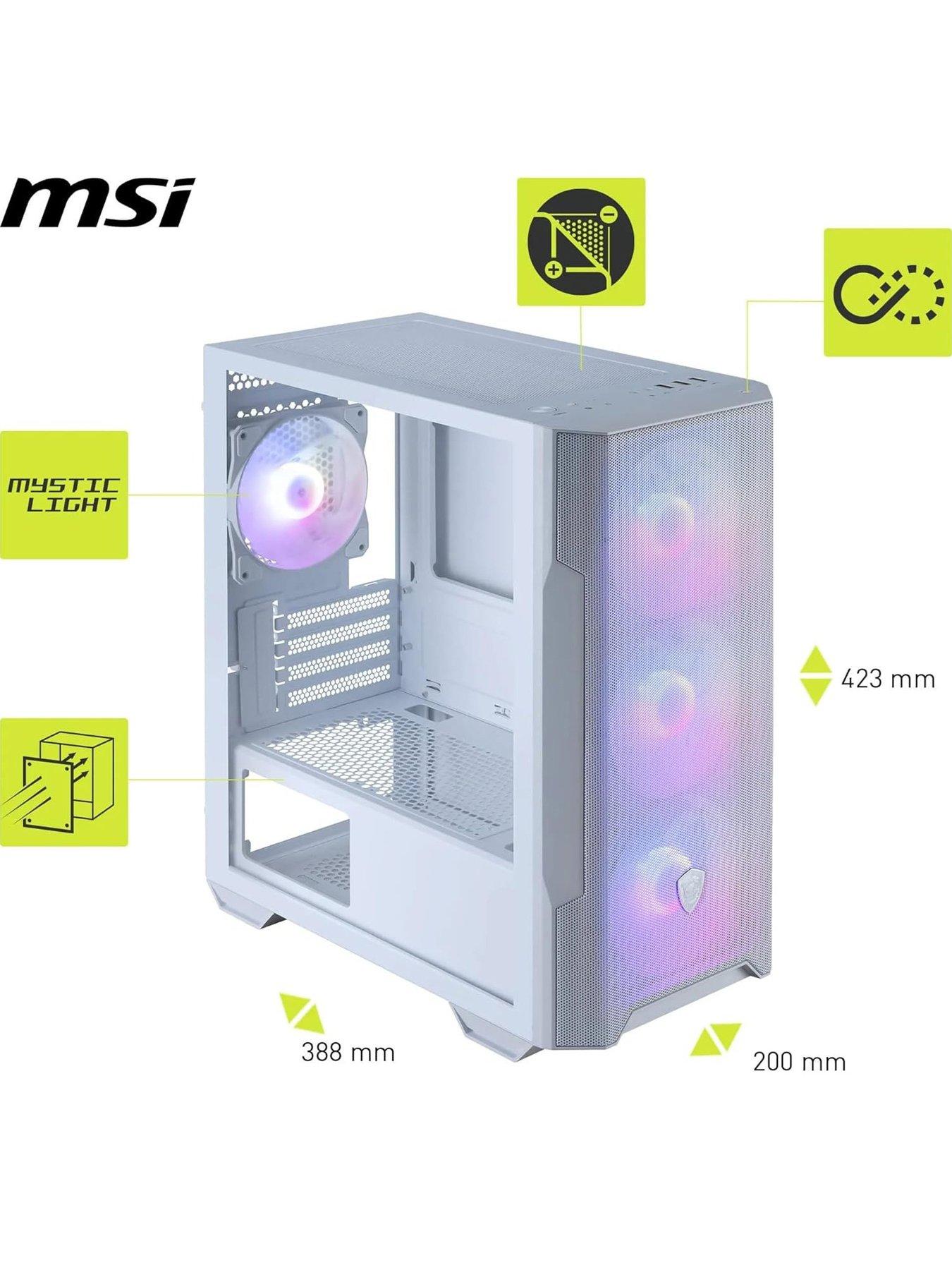 Image 3 of 4 of MSI MAG Forge M100R White Micro Tower Case