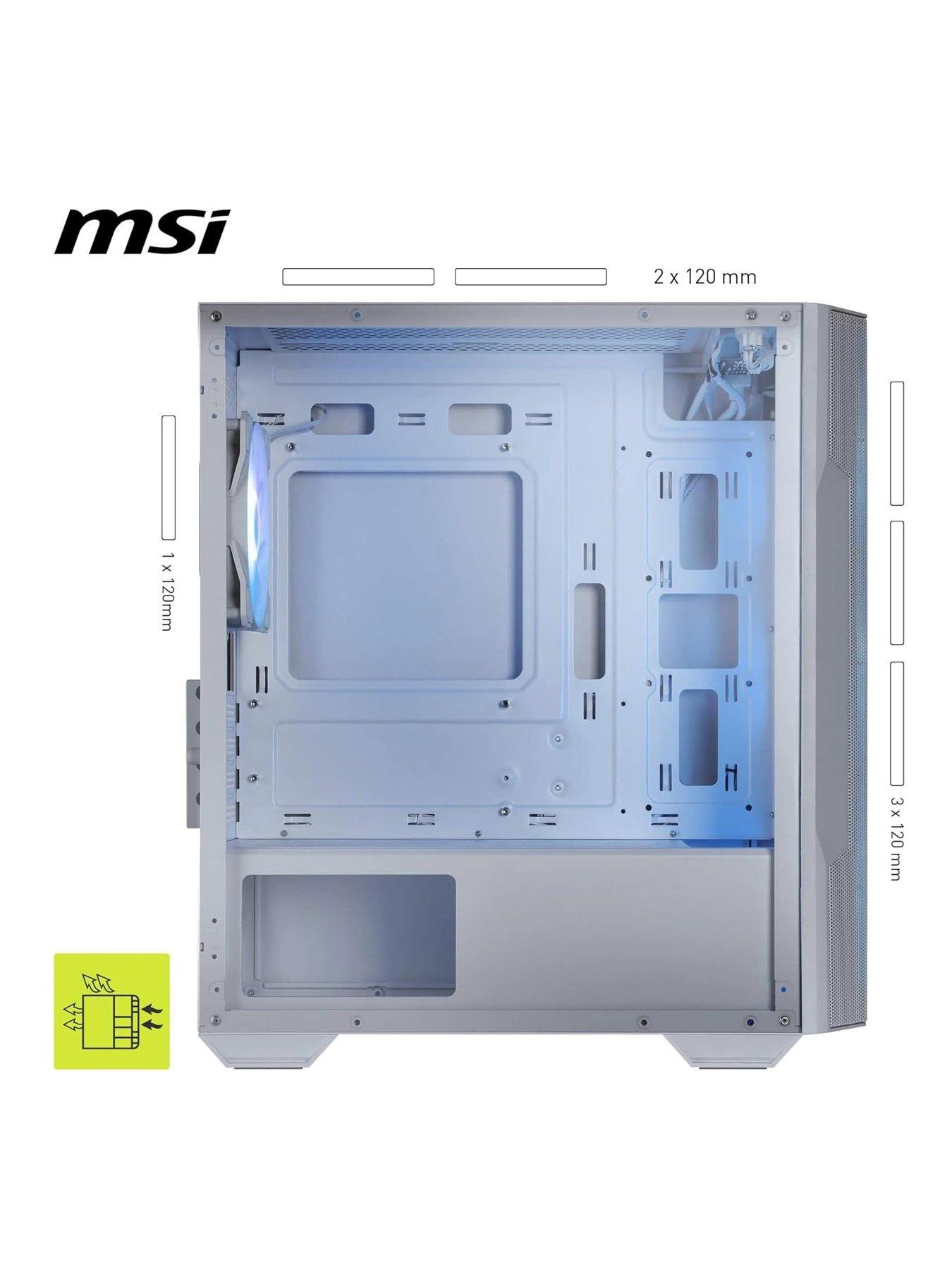 Image 4 of 4 of MSI MAG Forge M100R White Micro Tower Case