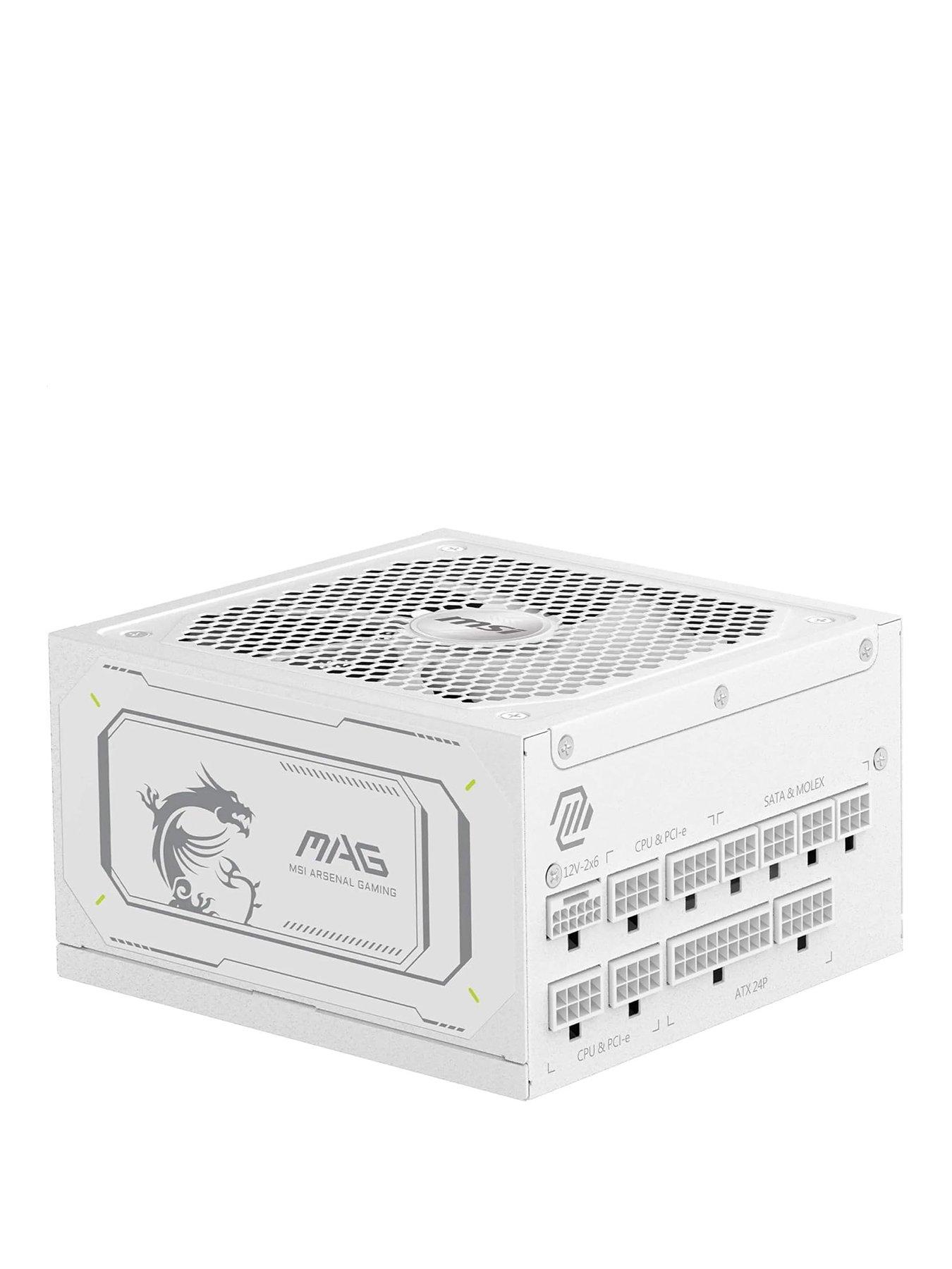 MSI 1000W ATX Fully Modular Power Supply - MAG A1000GL PCIE5 - White