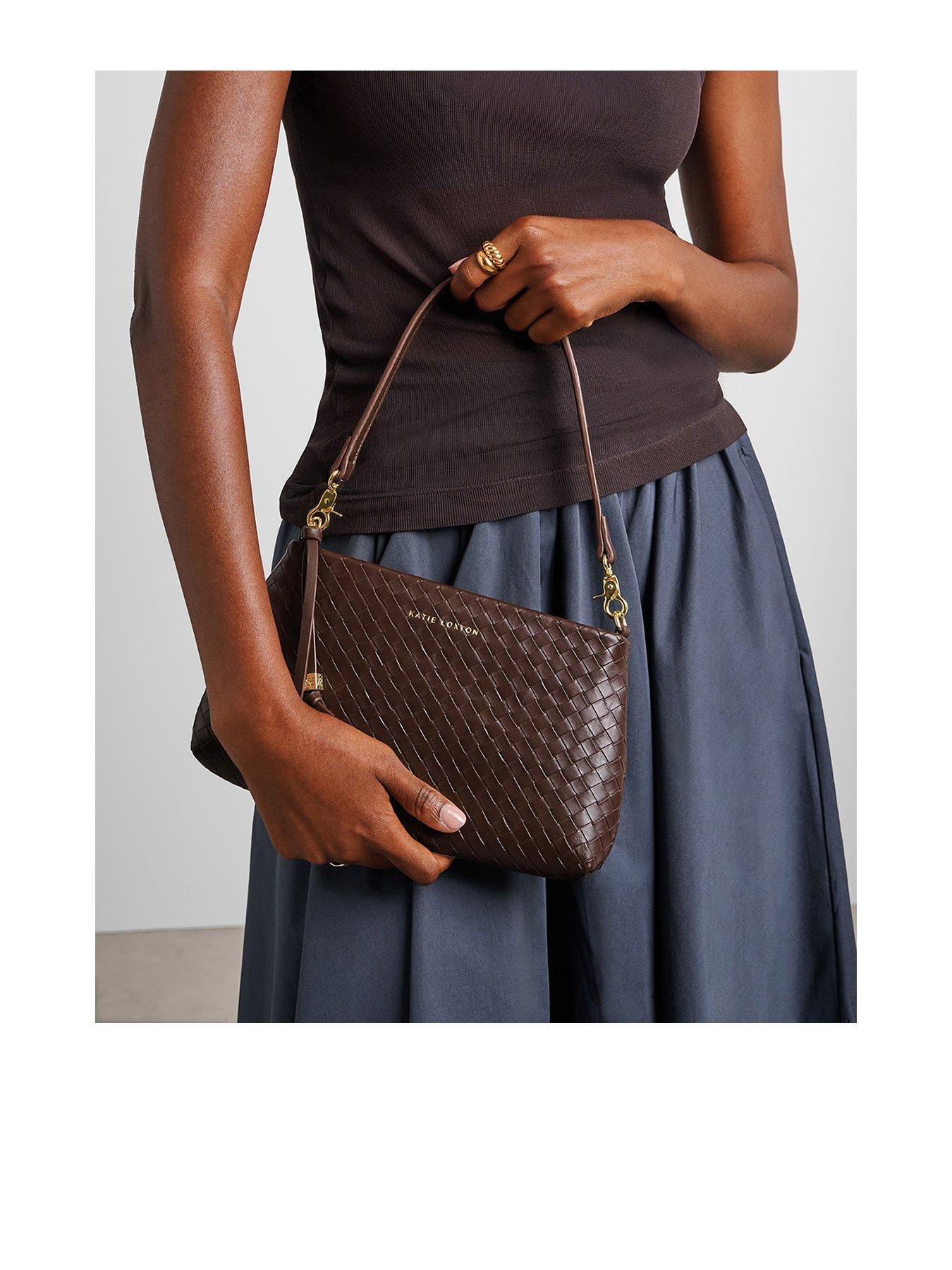 Image 1 of 6 of Katie Loxton Nova Small Shoulder Bag - Brown