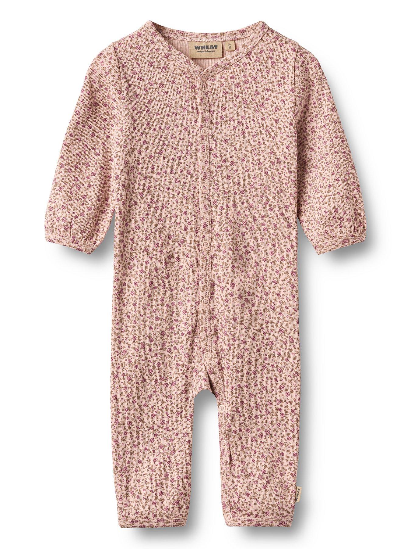 Wheat Baby Girls Felizia Floral Romper - Pink