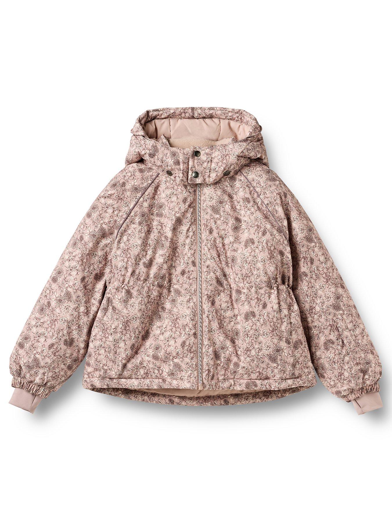 Image 2 of 7 of Wheat Girls Floral Ski Jacket - Pink