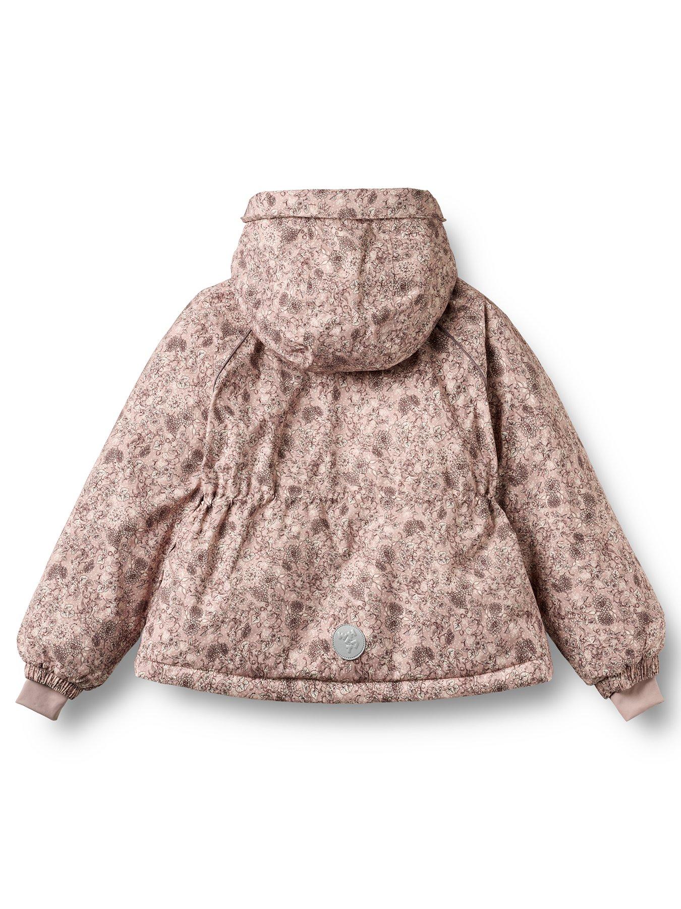 Image 3 of 7 of Wheat Girls Floral Ski Jacket - Pink
