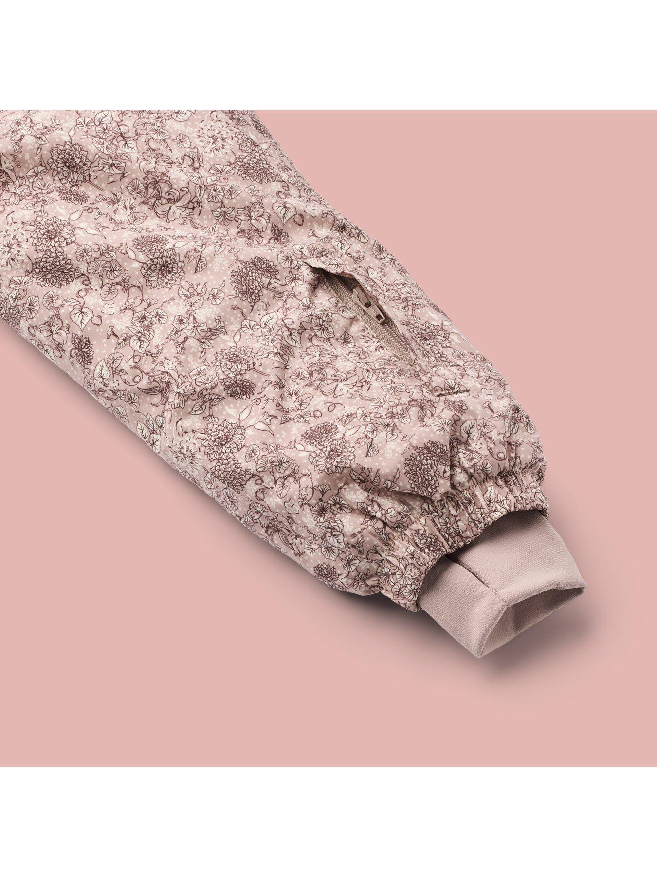 Image 5 of 7 of Wheat Girls Floral Ski Jacket - Pink
