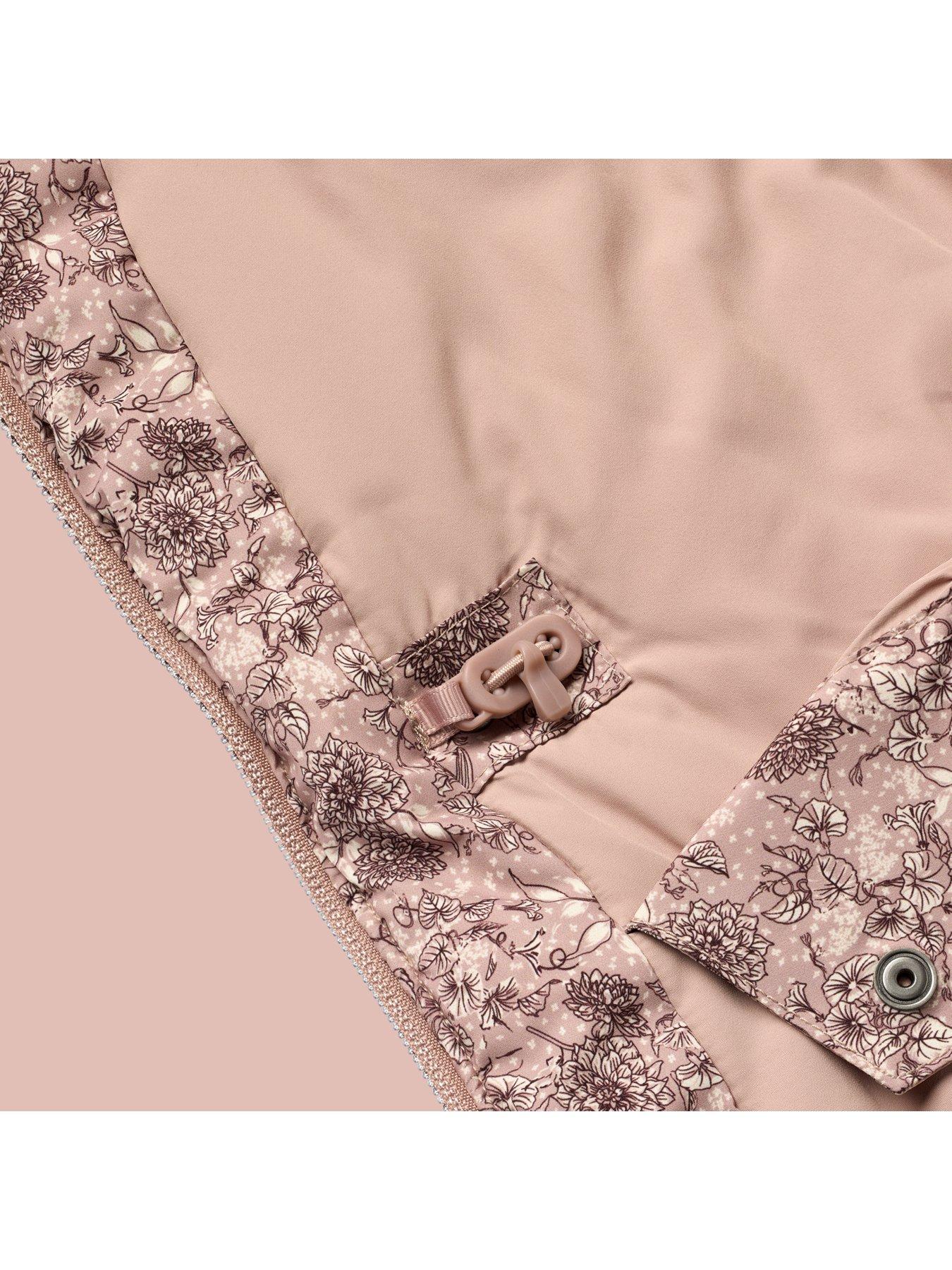 Image 6 of 7 of Wheat Girls Floral Ski Jacket - Pink