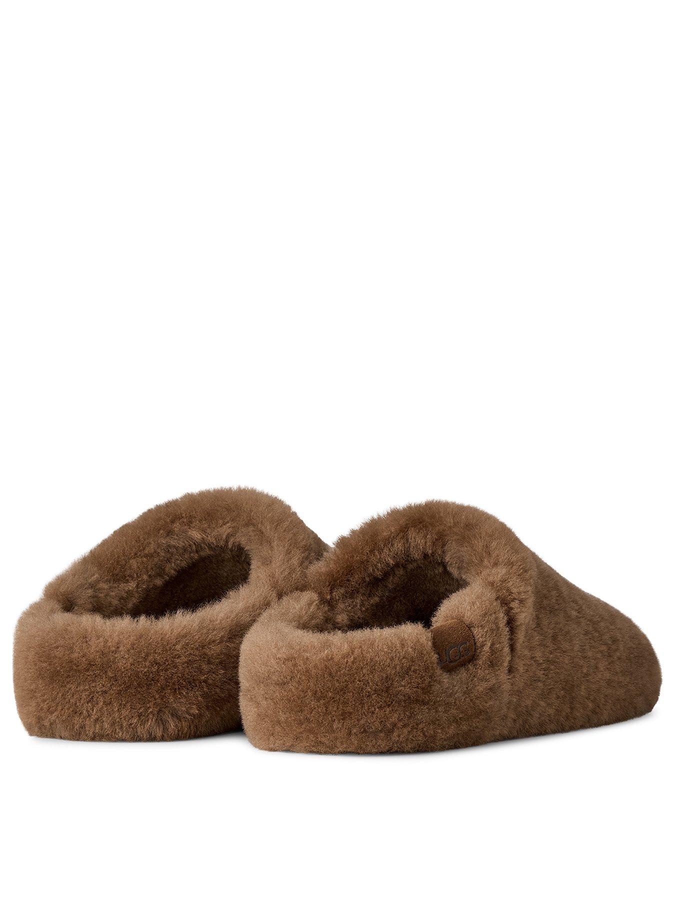 Image 2 of 4 of UGG Womens Elea Fluffed Slip-on - Light Bronze