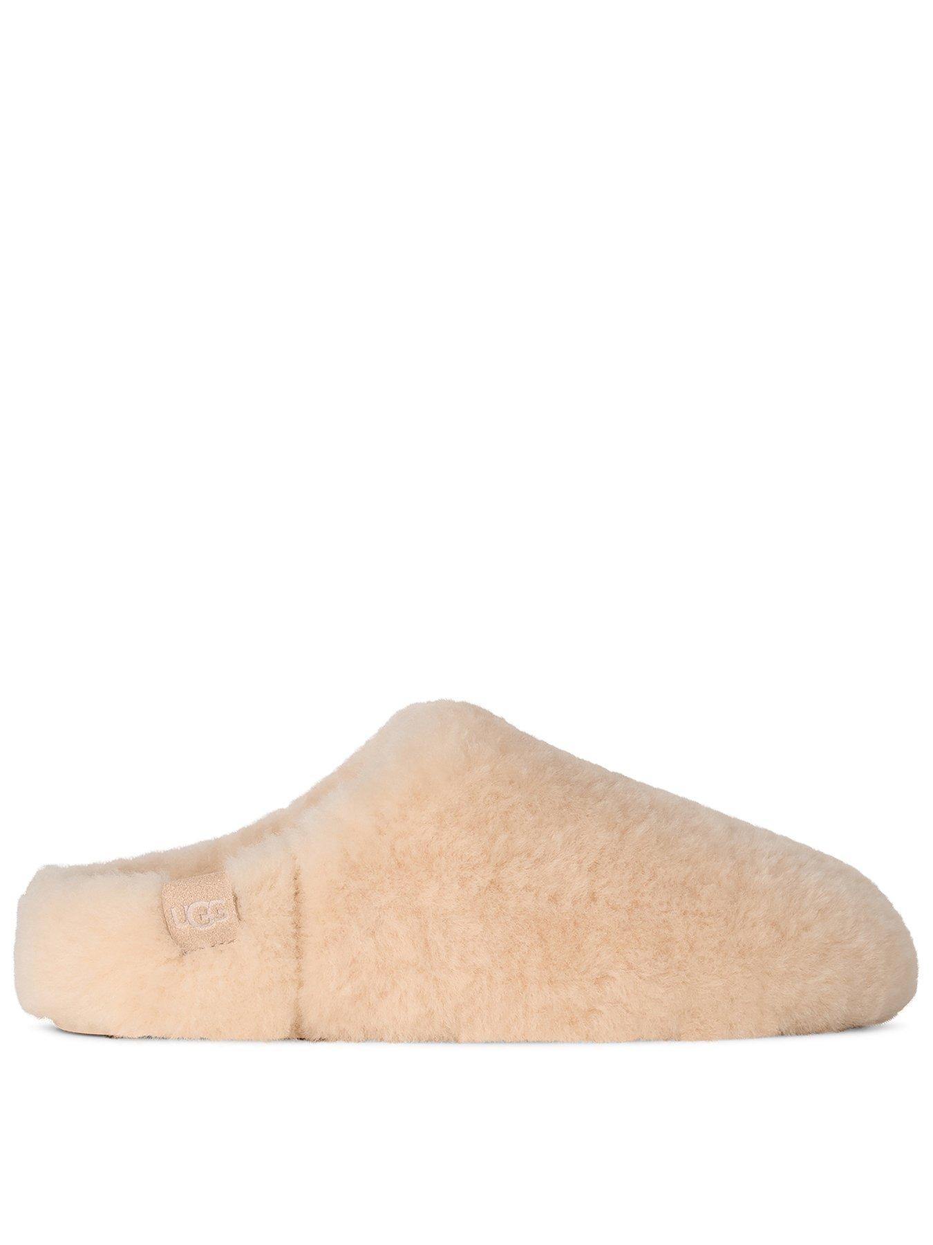 Image 1 of 6 of UGG Womens Elea Fluffed Slip-on - Natural