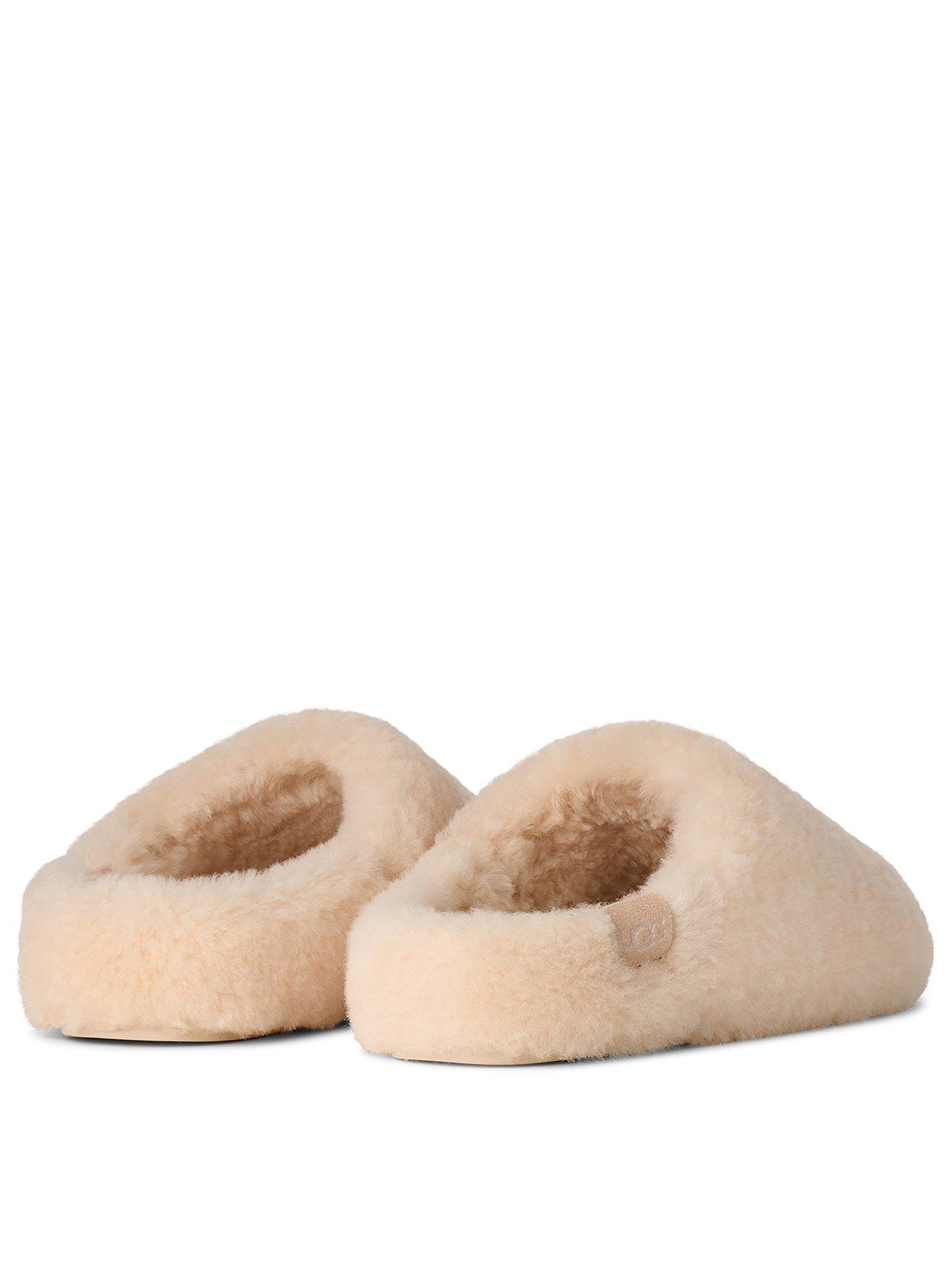Image 3 of 6 of UGG Womens Elea Fluffed Slip-on - Natural