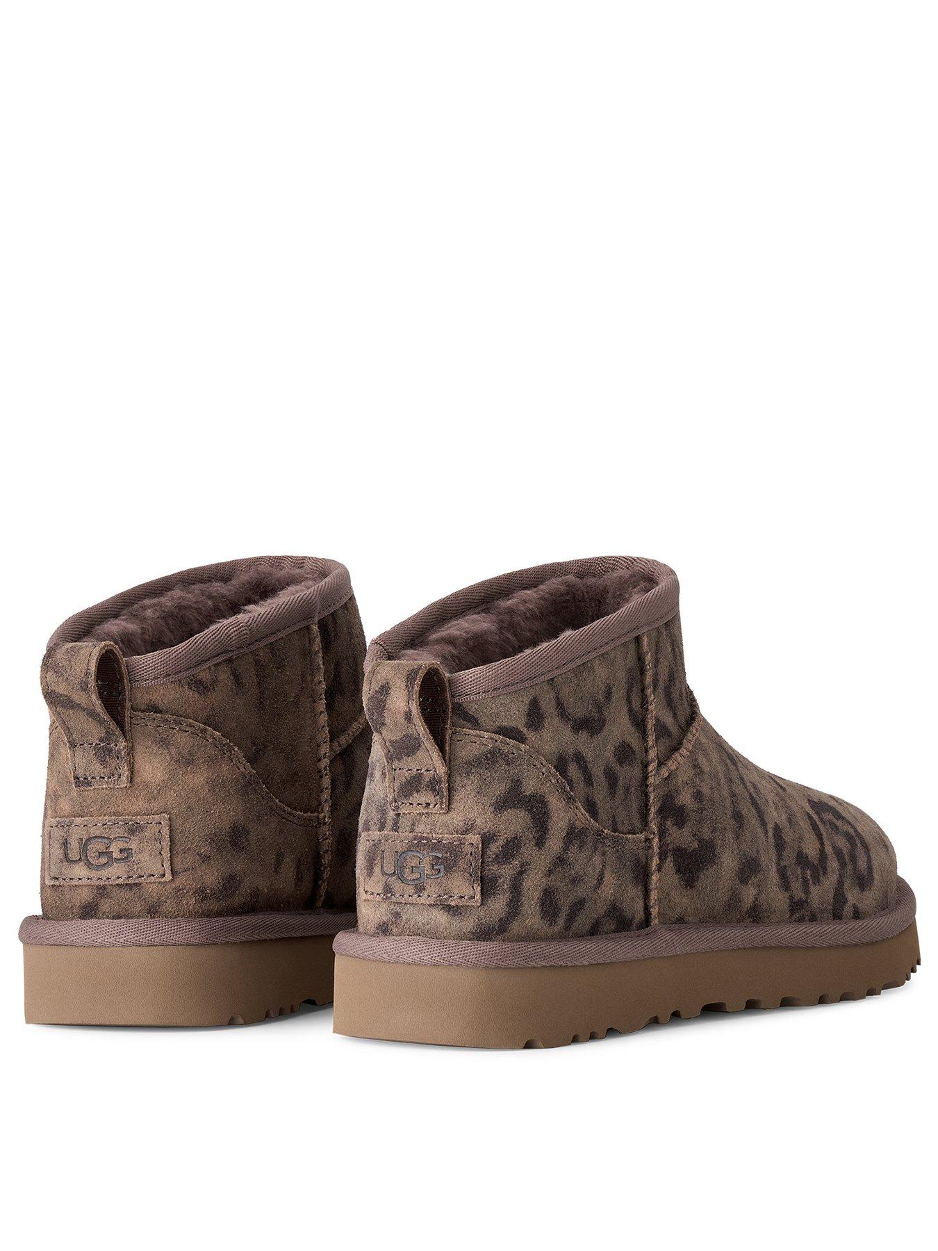 Image 3 of 4 of UGG Womens Classic Ultra Mini Spotted - Chestnut