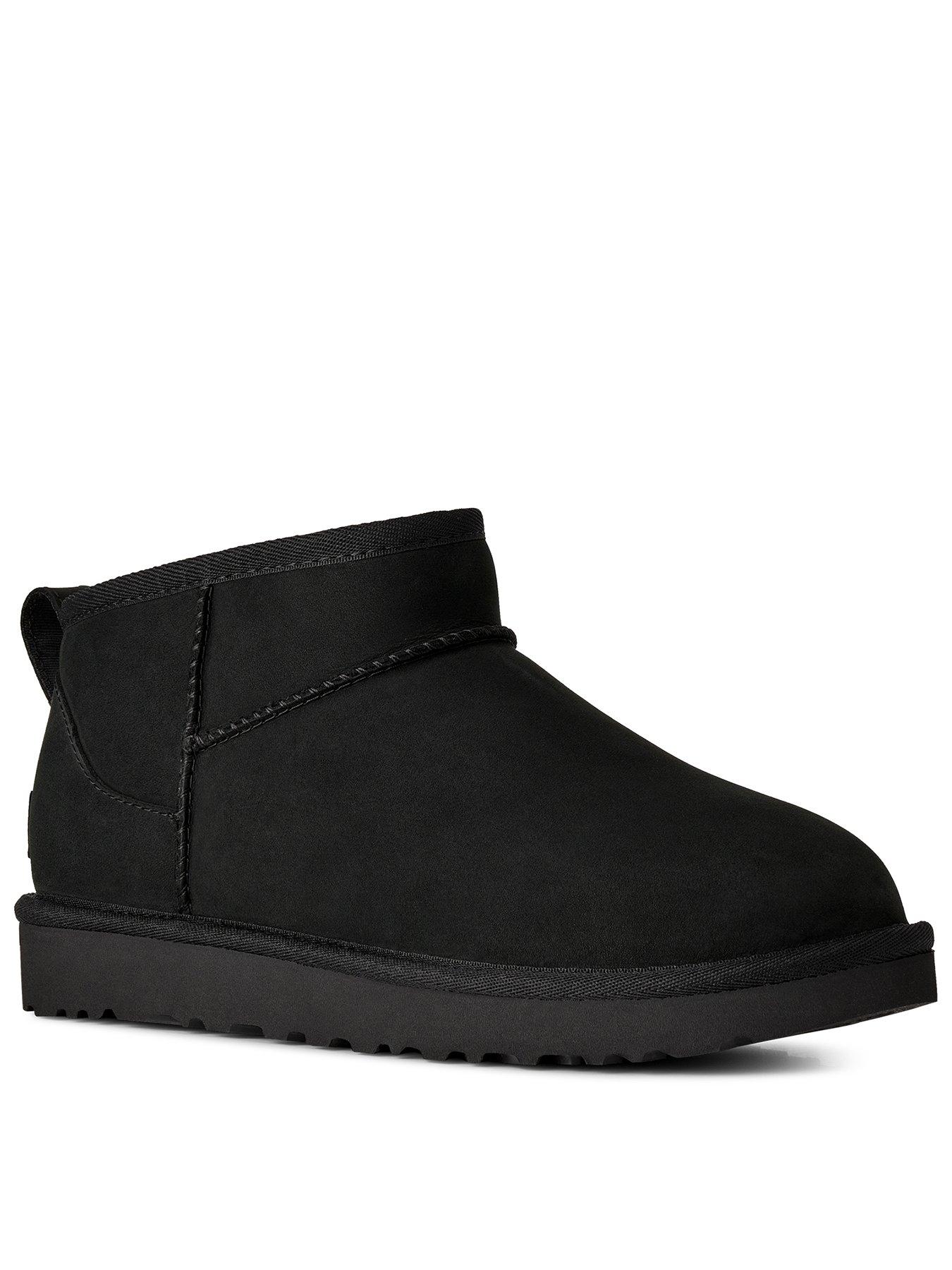 Image 1 of 4 of UGG Womens Classic Ultra Mini Nubuck - Black
