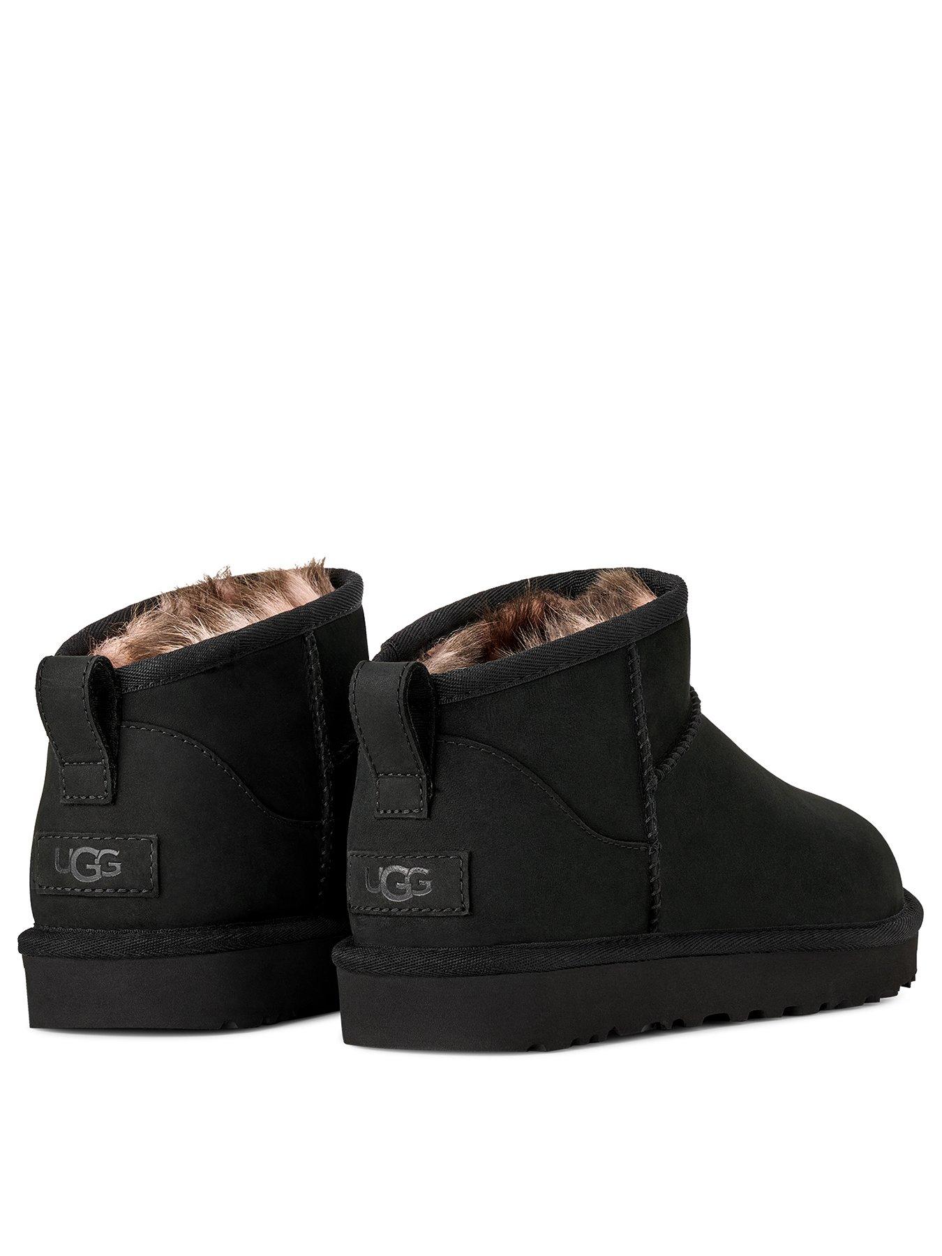 Image 2 of 4 of UGG Womens Classic Ultra Mini Nubuck - Black