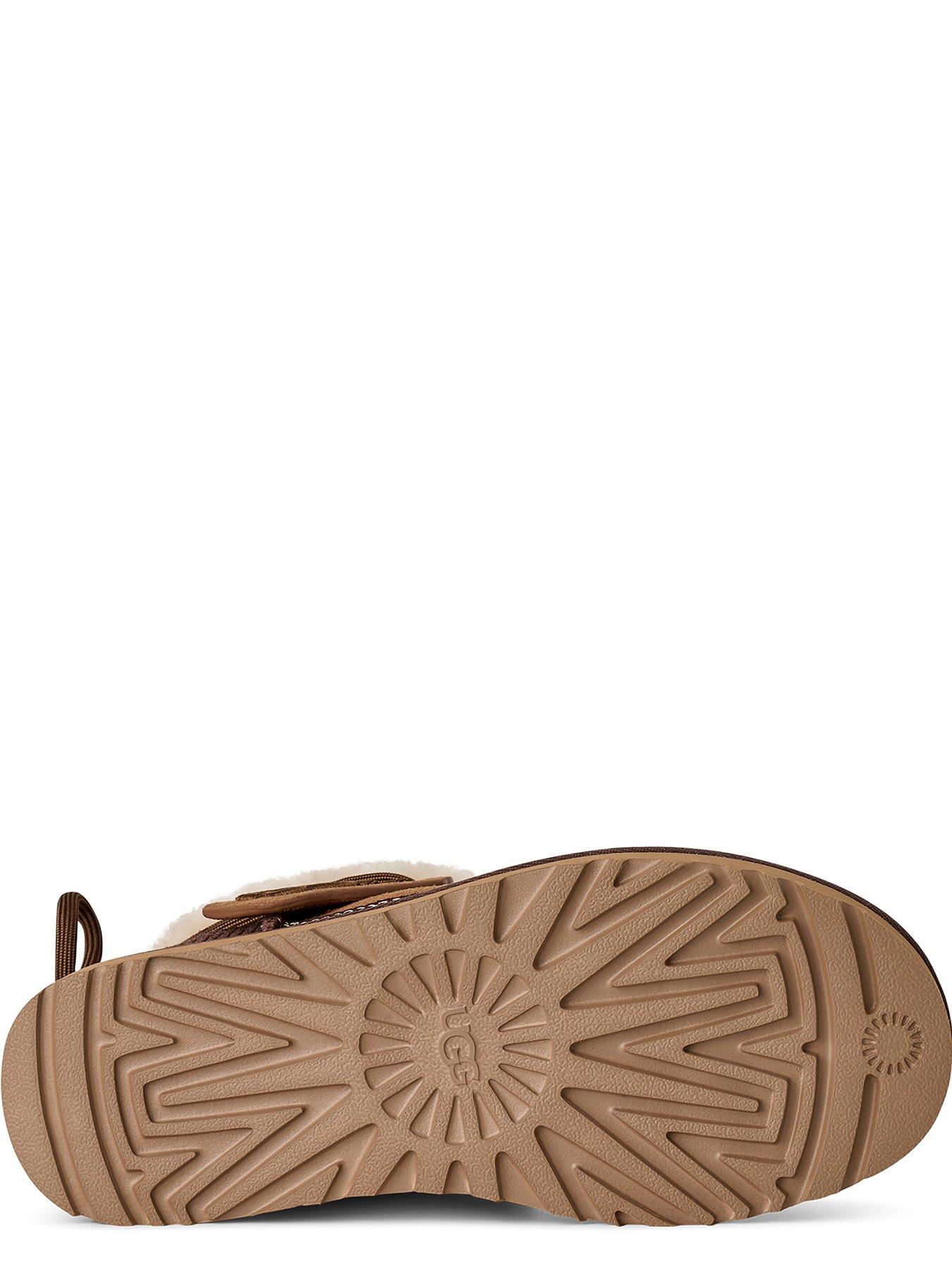Image 5 of 7 of UGG Womens Classic Heritage Lace-Up Sheepskin Lined Suede Boots - Brown