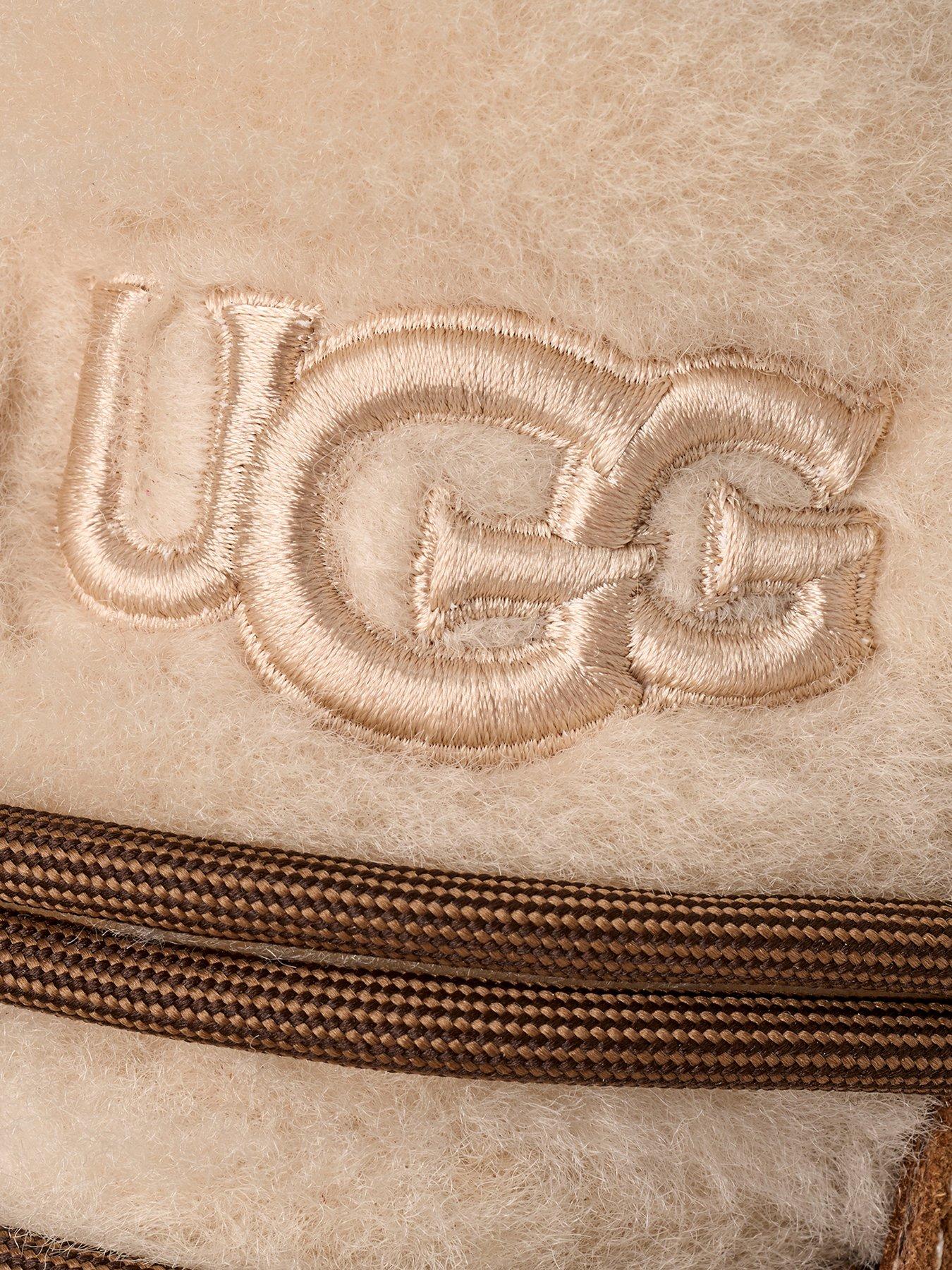 Image 7 of 7 of UGG Womens Classic Heritage Lace-Up Sheepskin Lined Suede Boots - Brown