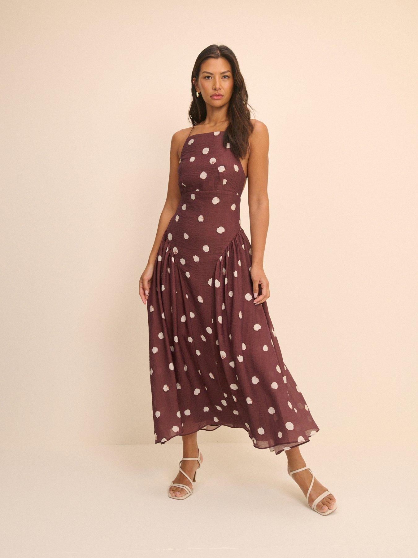 Nobodys Child Hartley Midaxi Dress - Brown