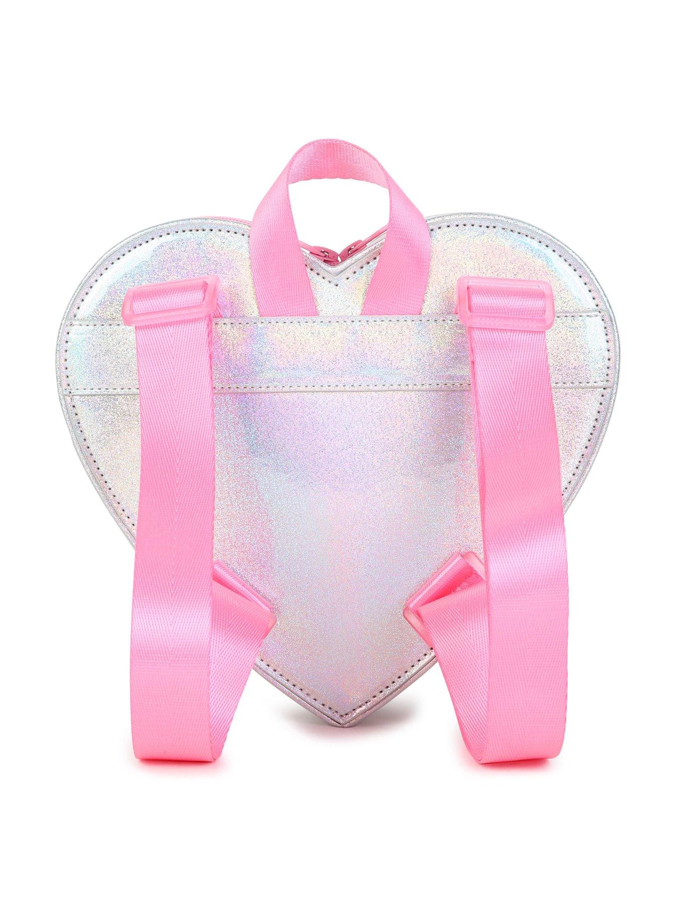 Image 5 of 5 of Billieblush Girls Small Heart Backpack - White
