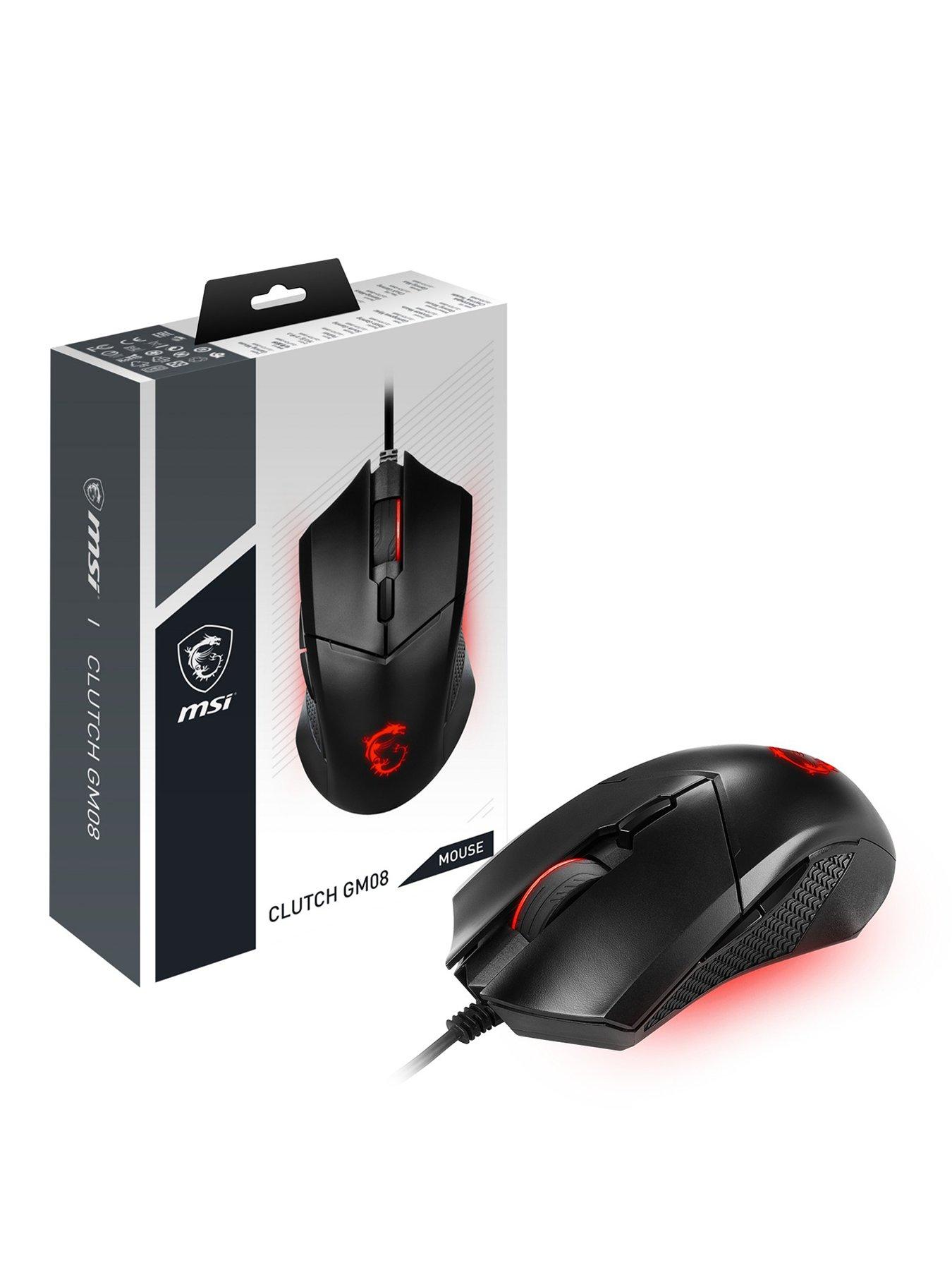 MSI CLUTCH GM08 Optical Gaming Mouse - Black
