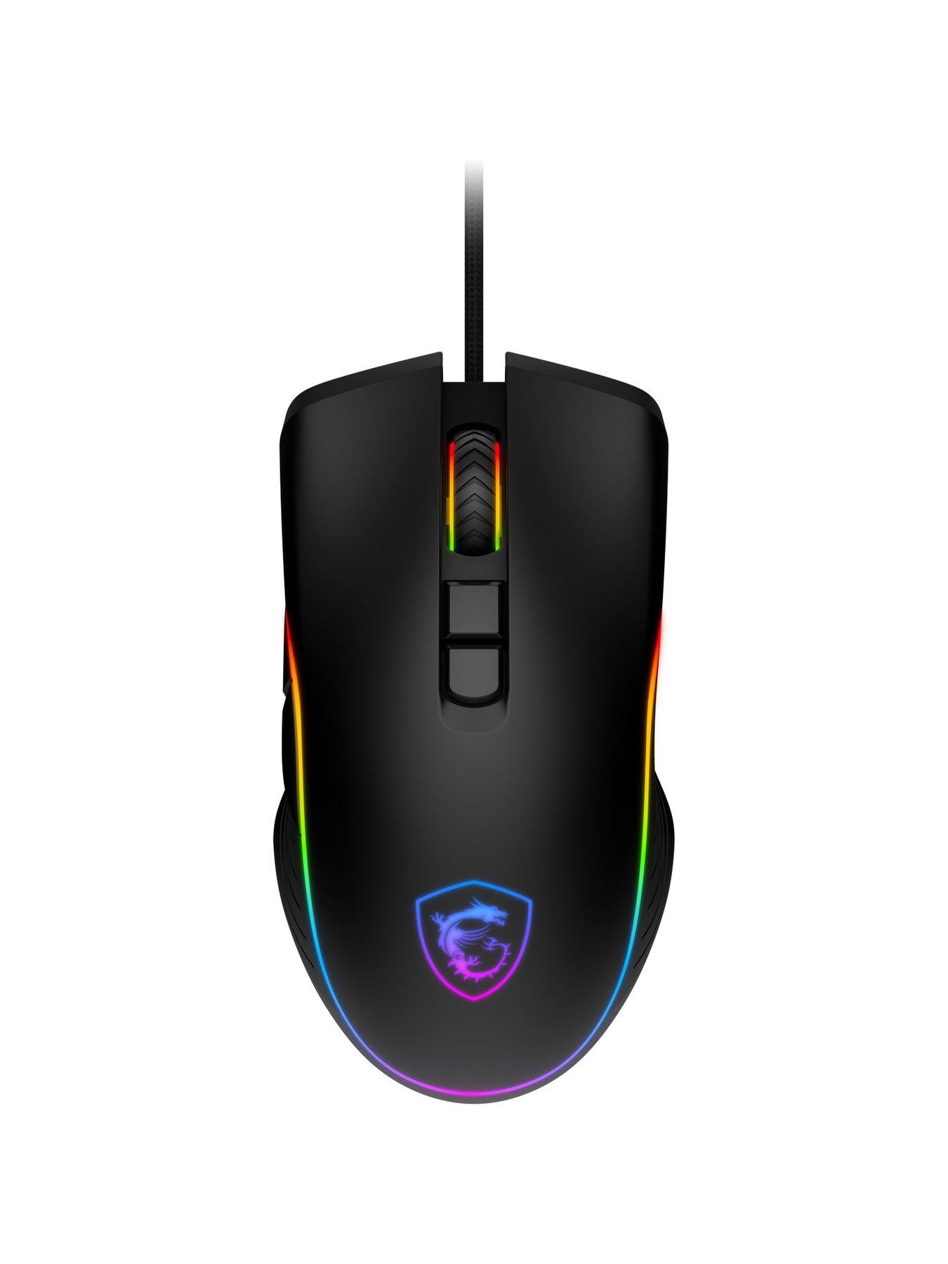 Image 2 of 7 of MSI MSI FORGE GM300 Optical RGB Gaming Mouse - Black