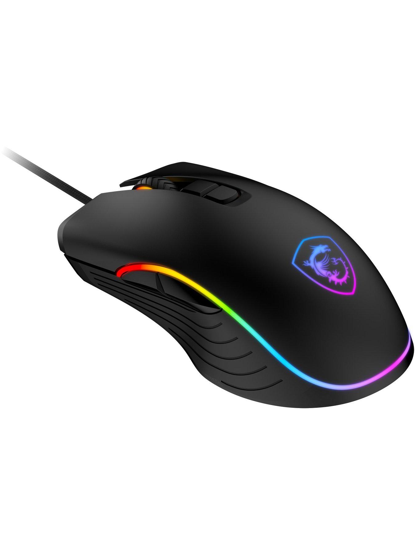 Image 3 of 7 of MSI MSI FORGE GM300 Optical RGB Gaming Mouse - Black