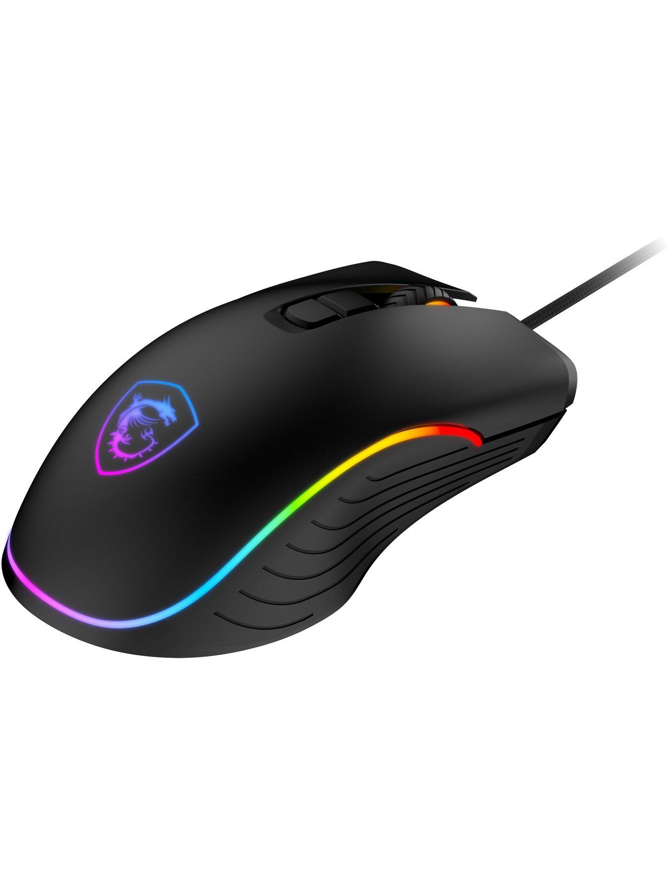Image 4 of 7 of MSI MSI FORGE GM300 Optical RGB Gaming Mouse - Black