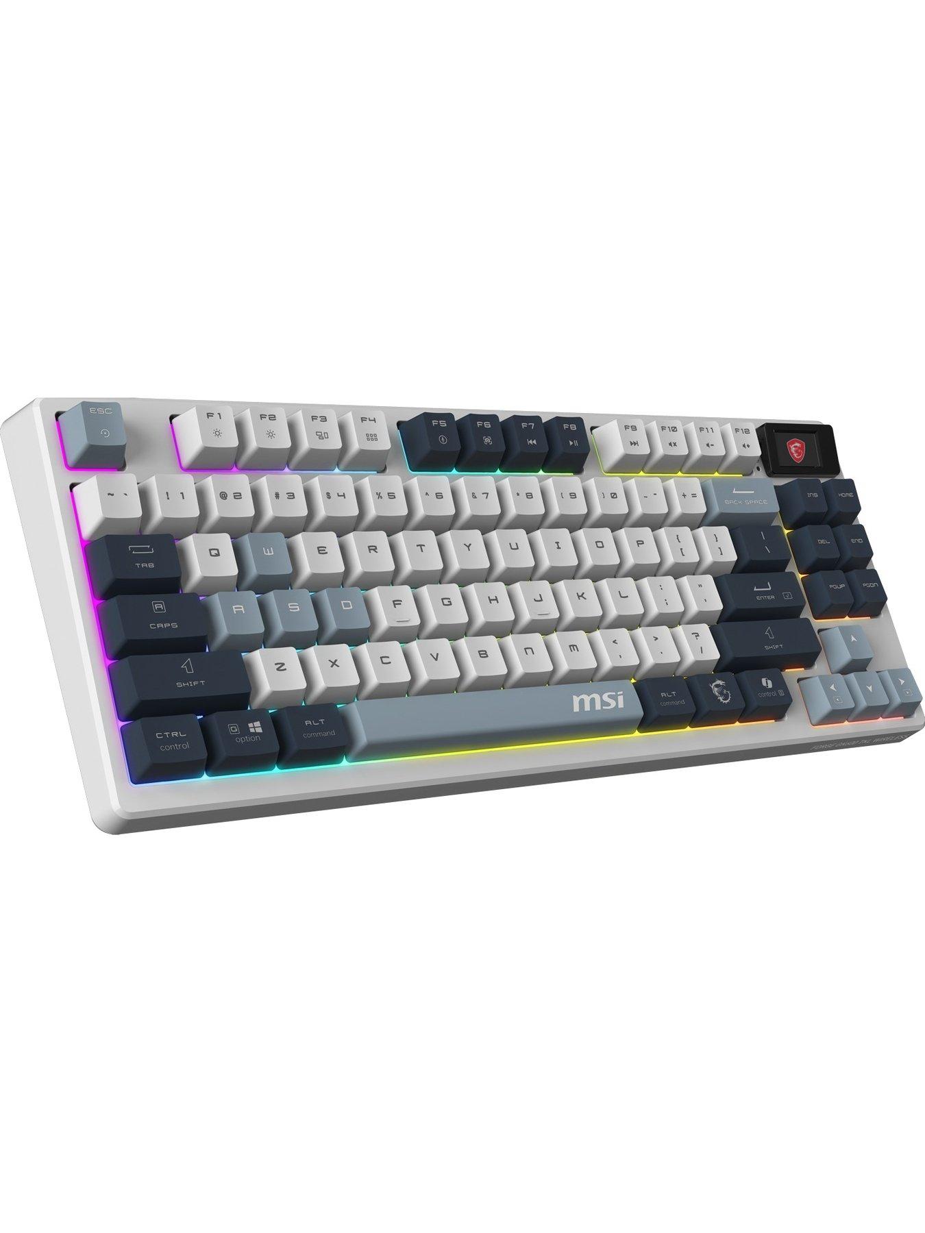 Image 3 of 7 of MSI MSI Forge GK600 TKL Wireless RGB Mechanical Gaming Keyboard - Sky