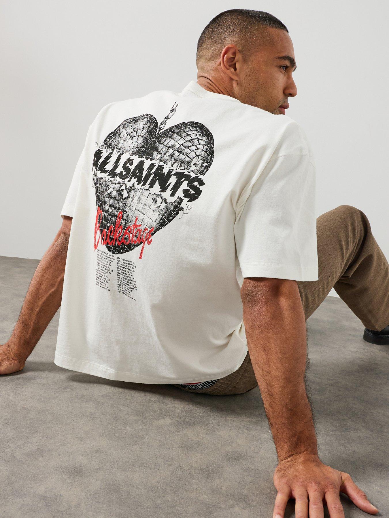 AllSaints Reflect Graphic T-Shirt - White