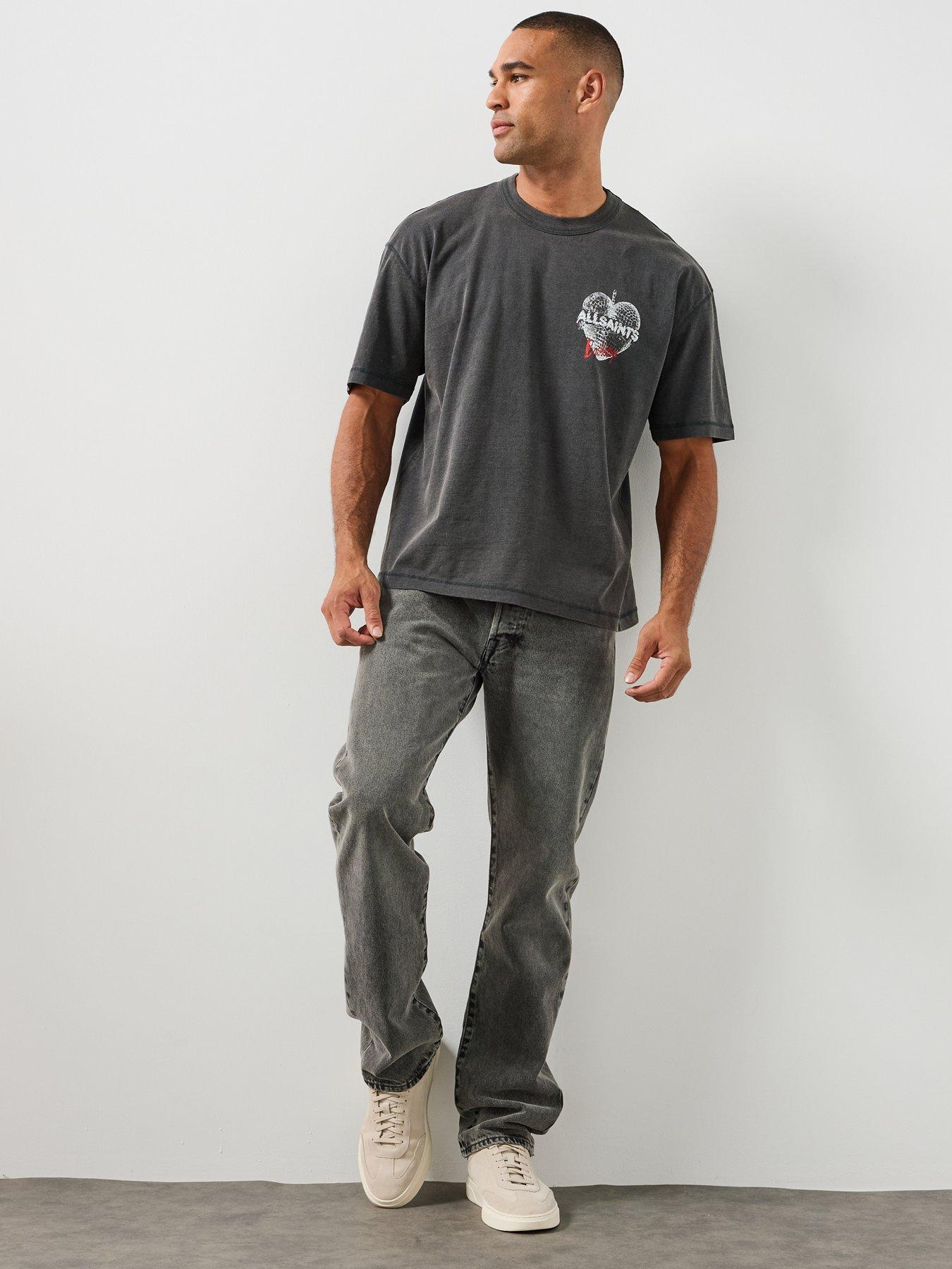 Image 3 of 6 of AllSaints Allsaints Reflect Graphic T-shirt - Black