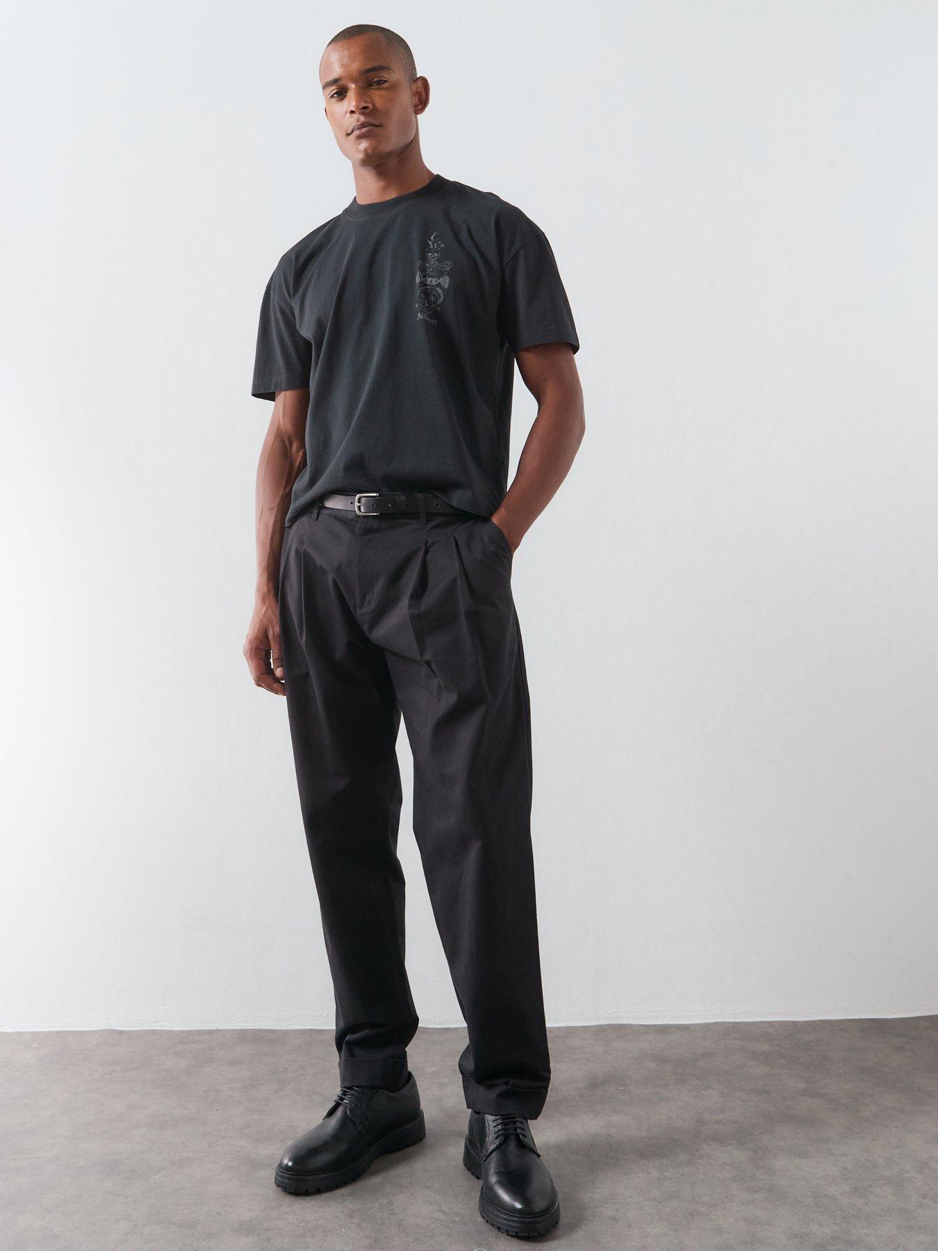 Image 3 of 6 of AllSaints Ignis Graphic T-Shirt - Black