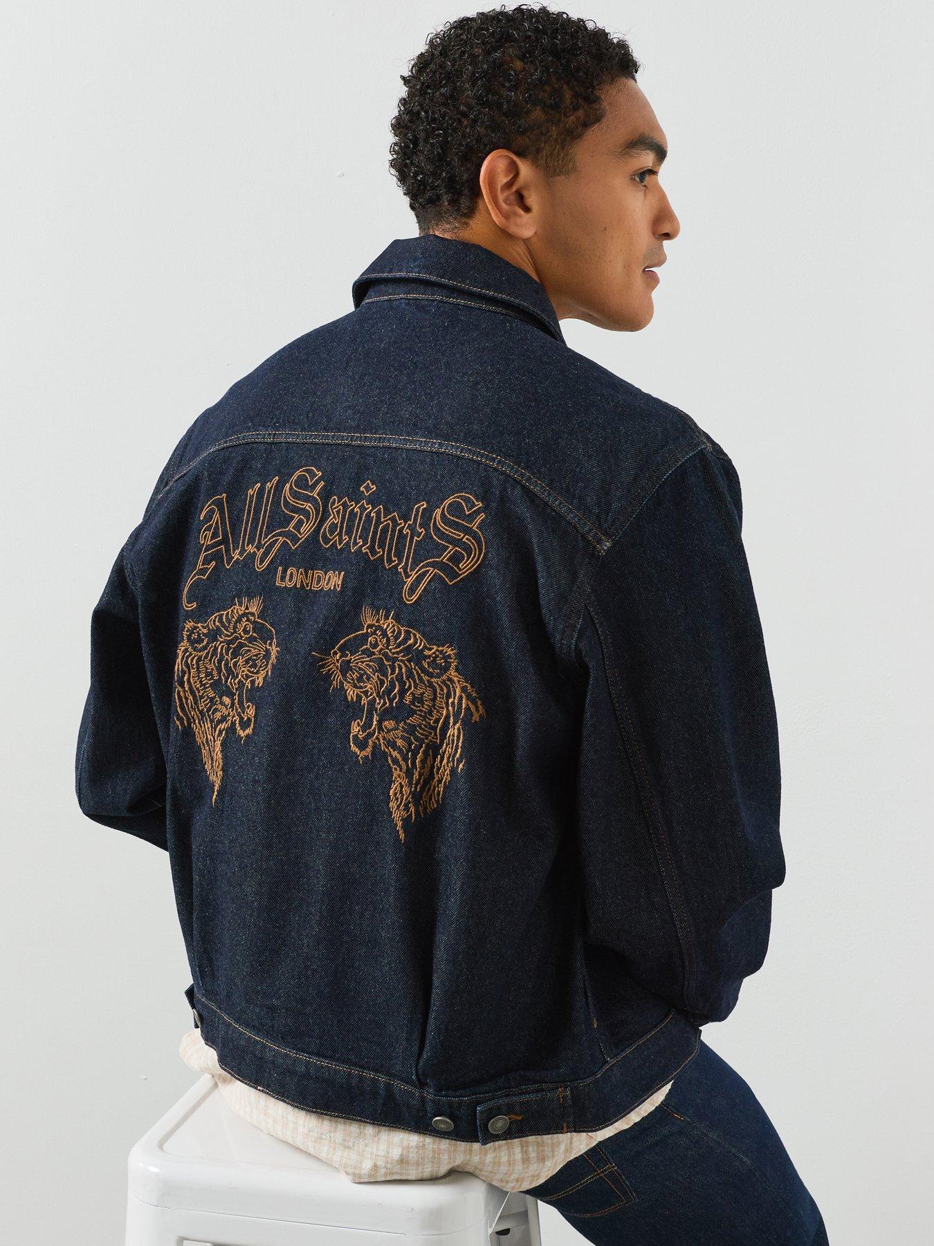 AllSaints Allsaints Union Tigres Denim Jacket - Blue
