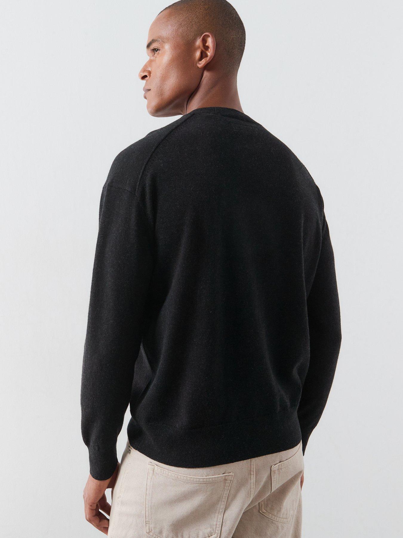 Image 2 of 6 of AllSaints Allsaints Grinner Knitted Jumper - Black