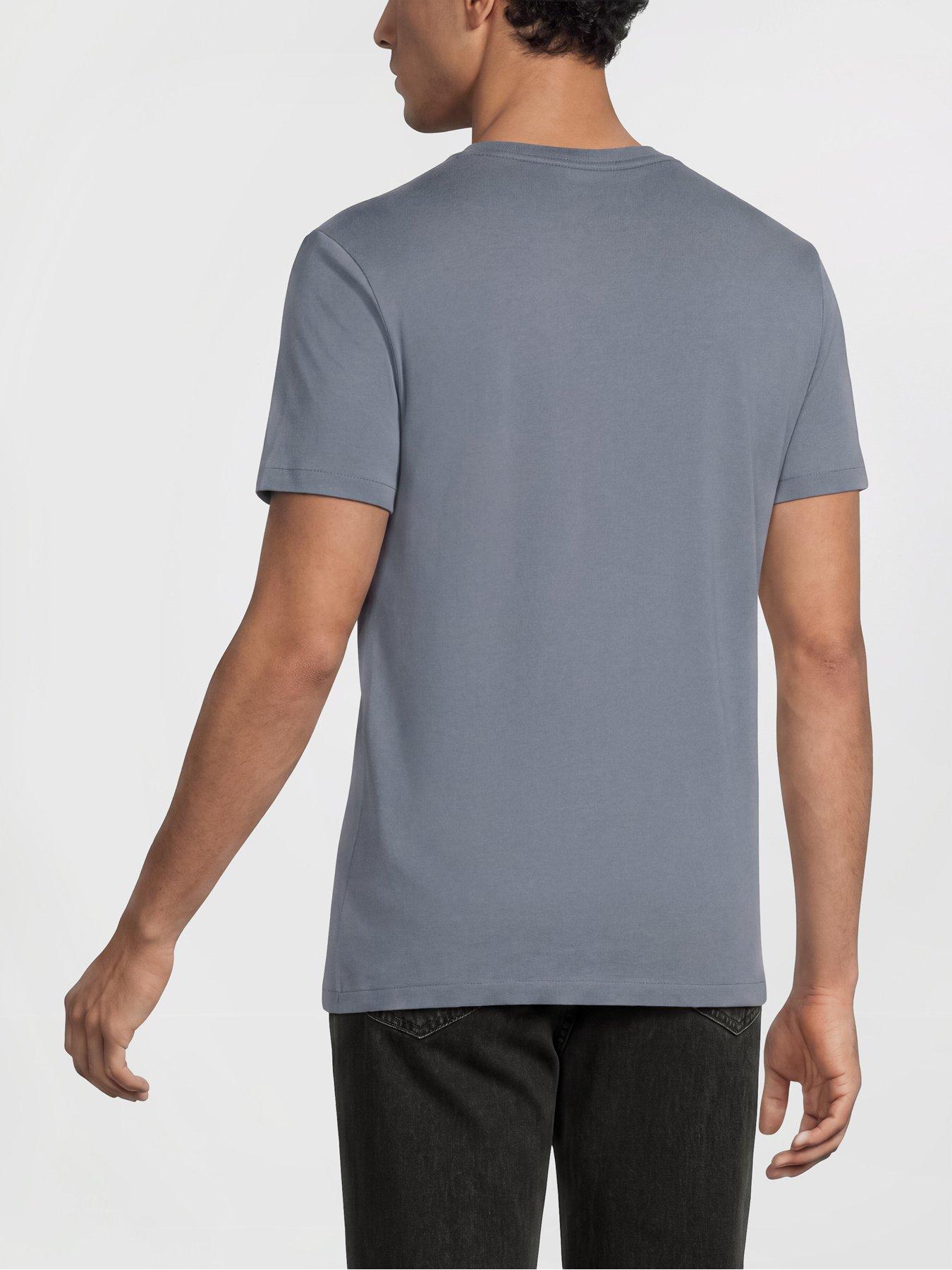 Image 3 of 5 of AllSaints 3 Pack Embroidered Ramskull T-Shirt - Multi