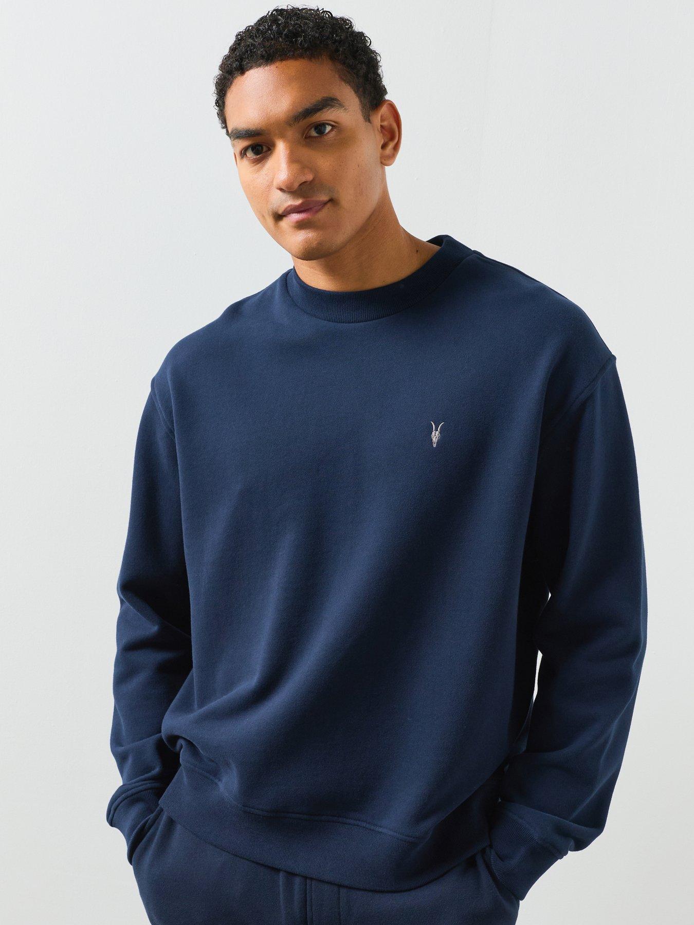 AllSaints Asher Crew Sweatshirt - Blue