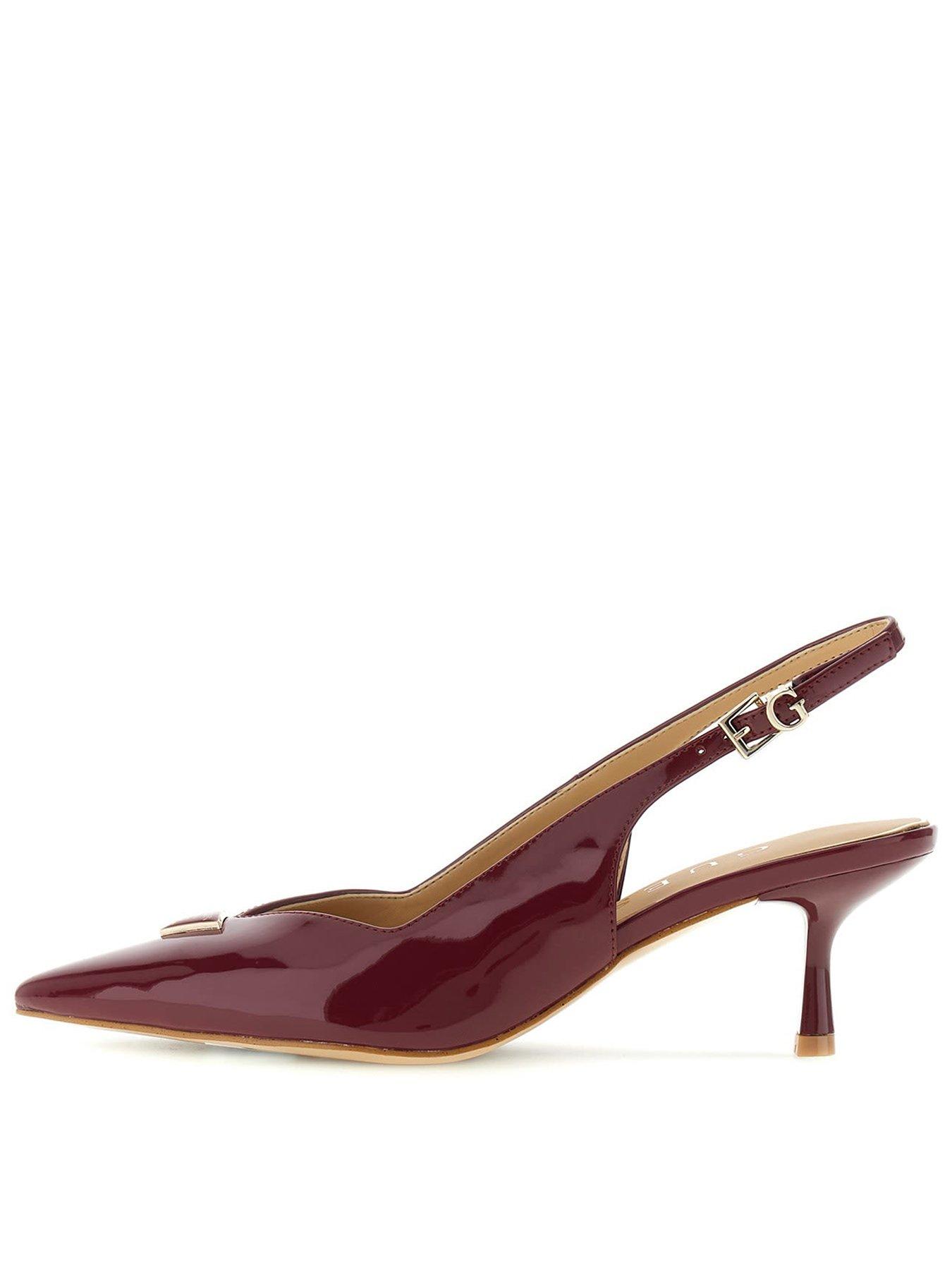 Image 1 of 4 of Guess Yannicke Heel Shoe - Red