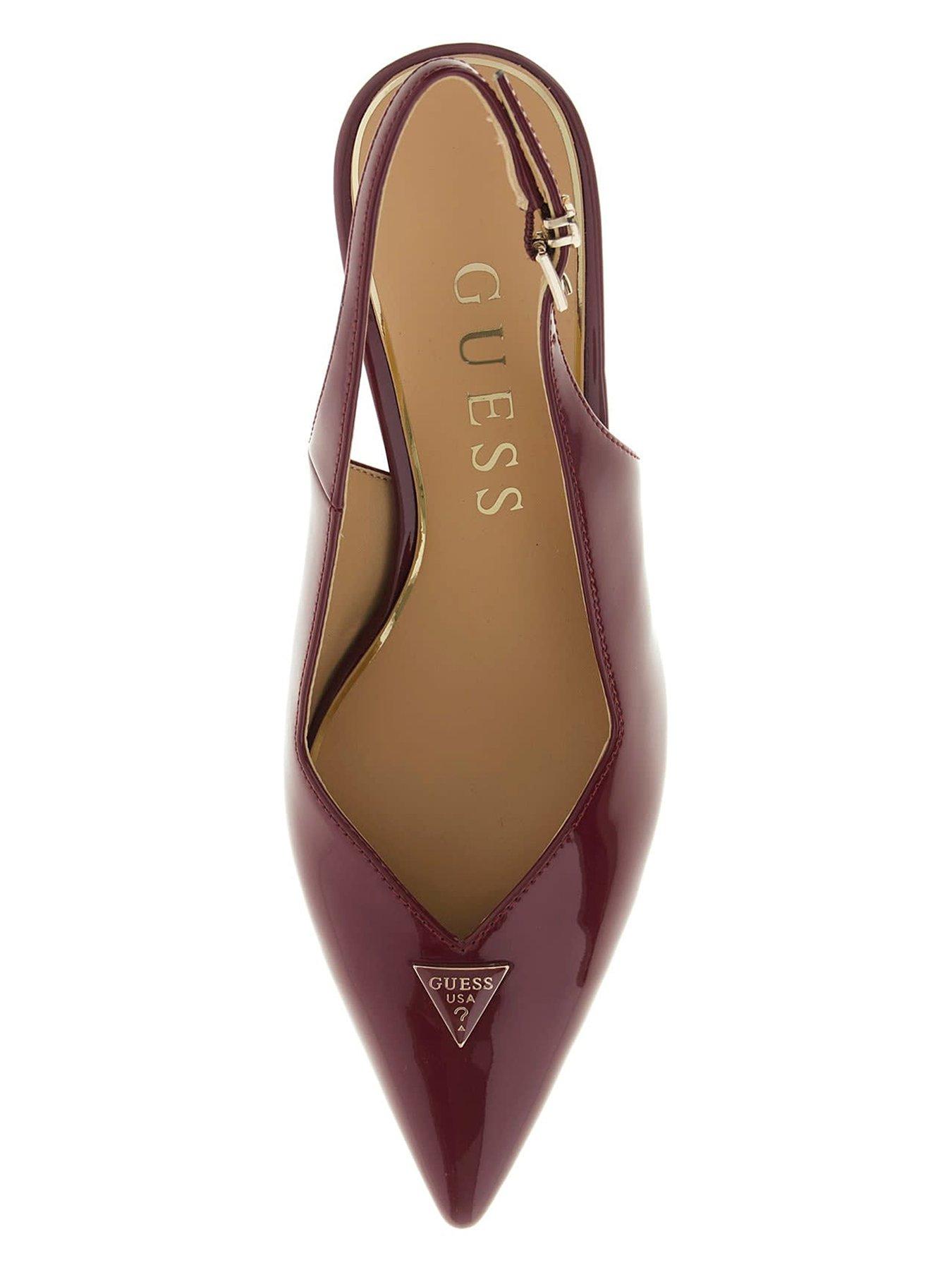 Image 4 of 4 of Guess Yannicke Heel Shoe - Red