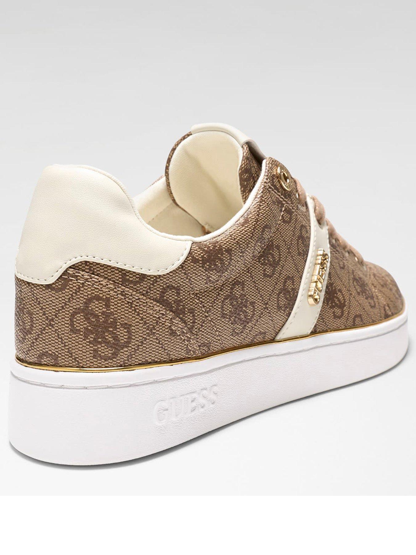 Image 3 of 6 of Guess Britz 4G Logo Sneaker - Beige