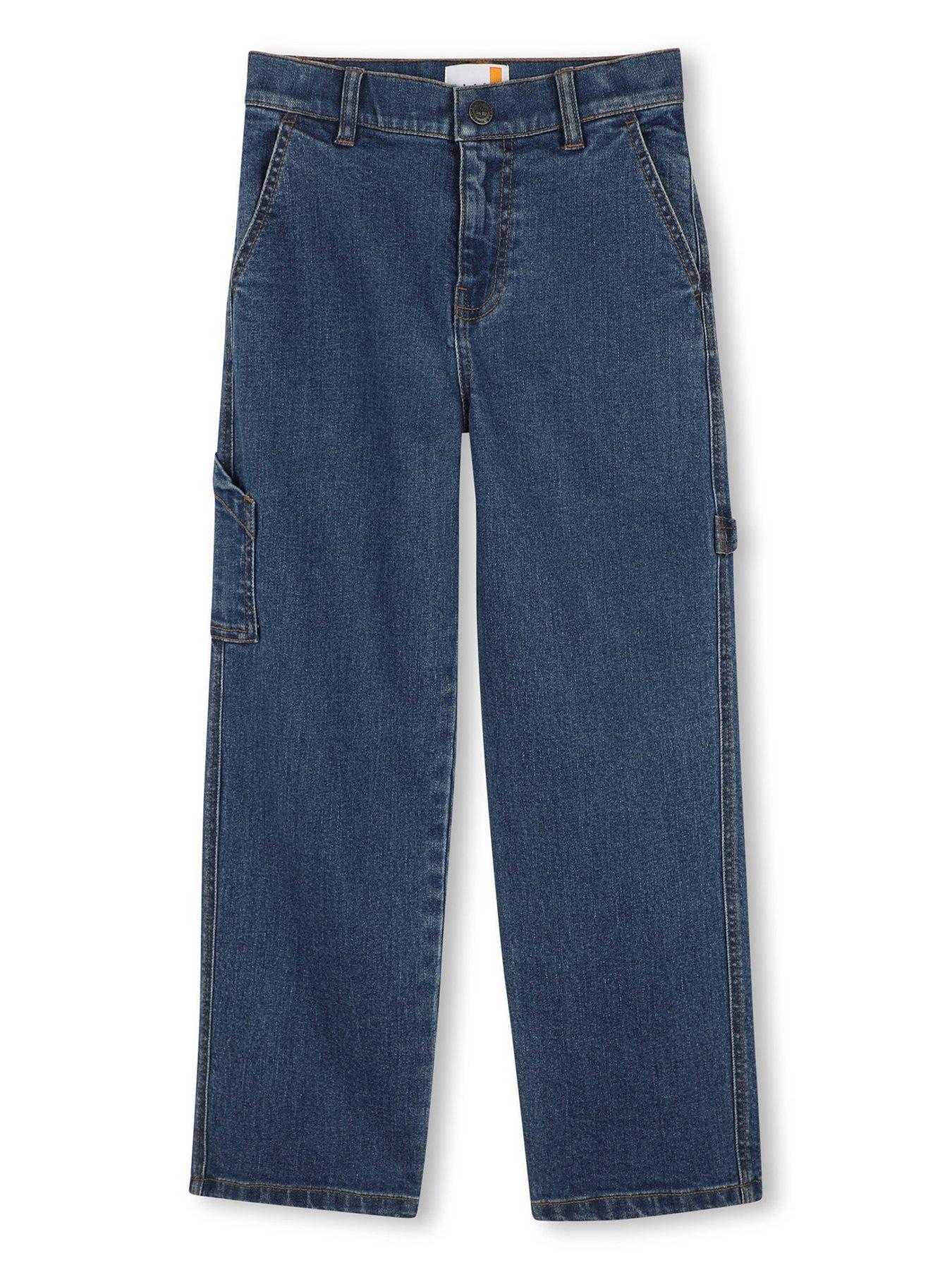 Image 1 of 3 of Timberland Boys Carpenter Stretch Jeans - Blue