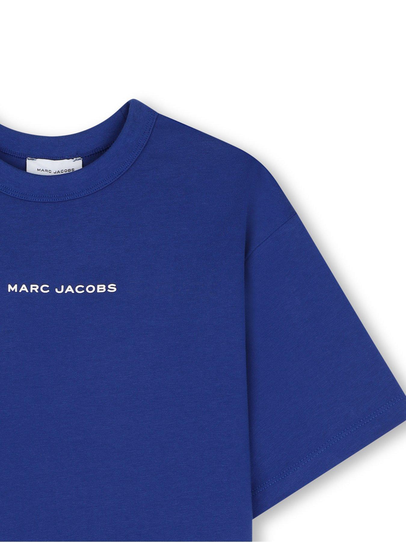 Image 6 of 6 of MARC JACOBS Boys Popcorn Back Print Crew Neck T-Shirt - Blue