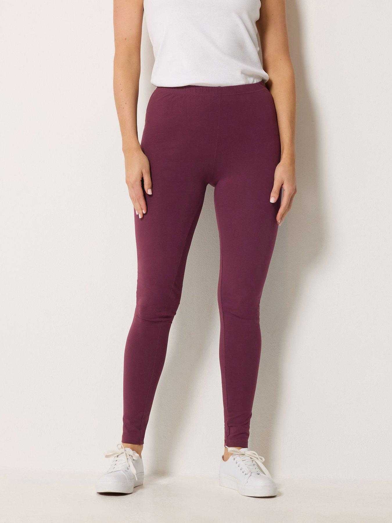 Image 1 of 4 of Long Tall Sally Cherry Leggings Regular 32" - Red