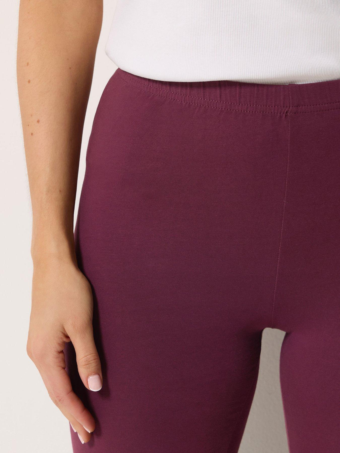 Image 4 of 4 of Long Tall Sally Cherry Leggings Regular 32" - Red