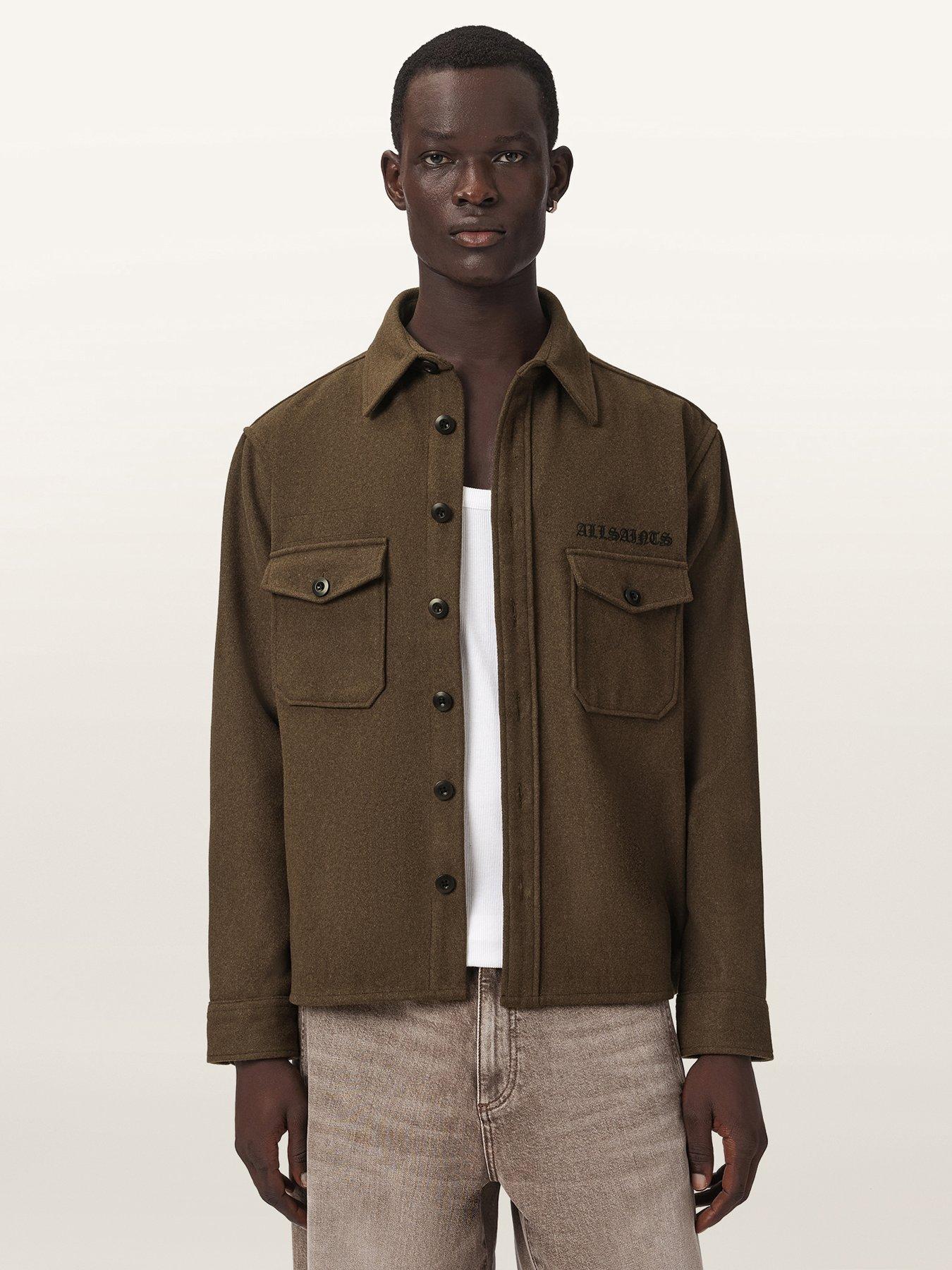 AllSaints Palermo Long Sleeve Shirt - Green