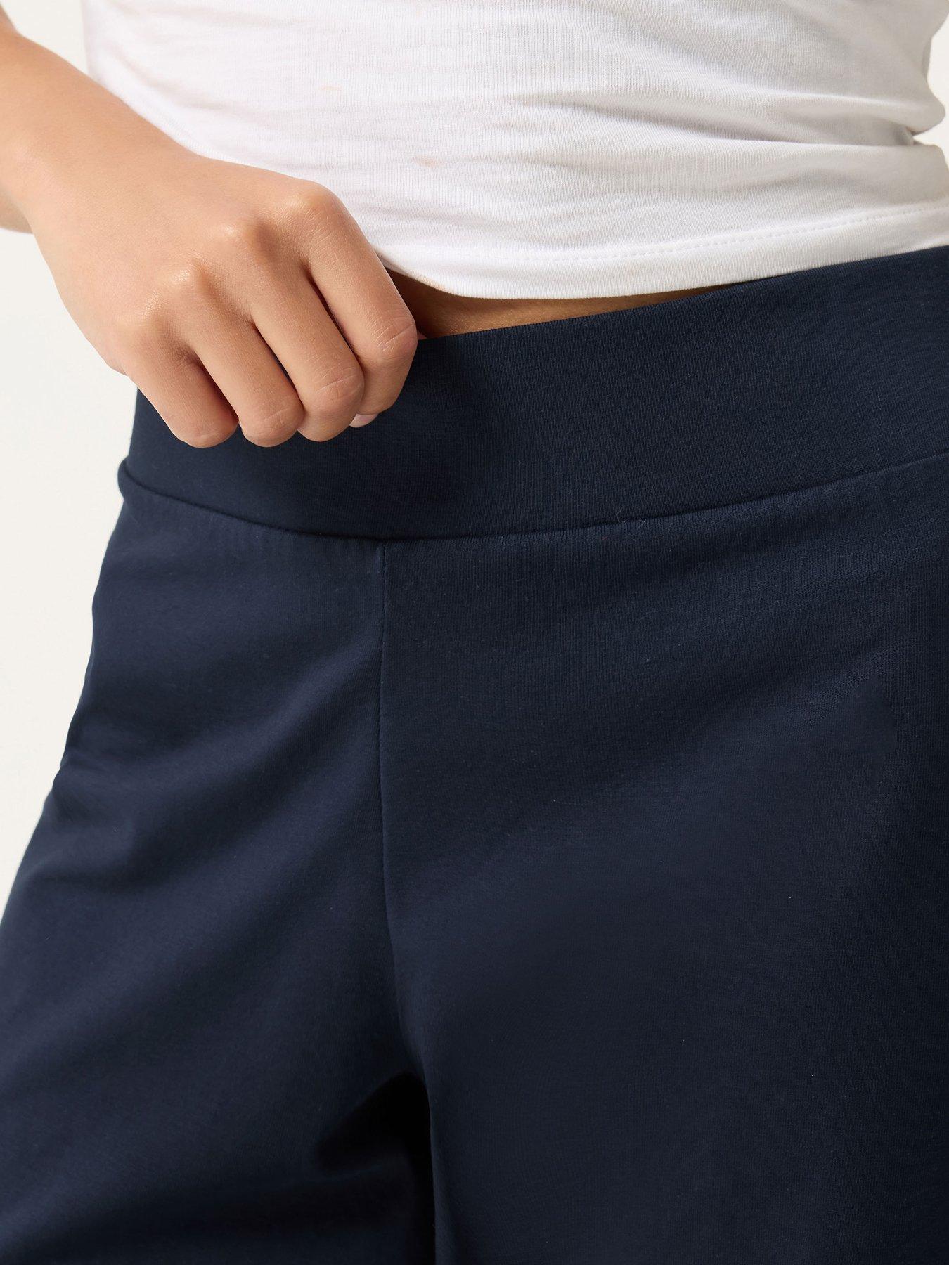 Image 4 of 4 of PixieGirl Petite Wide Leg Yoga Pants - Blue