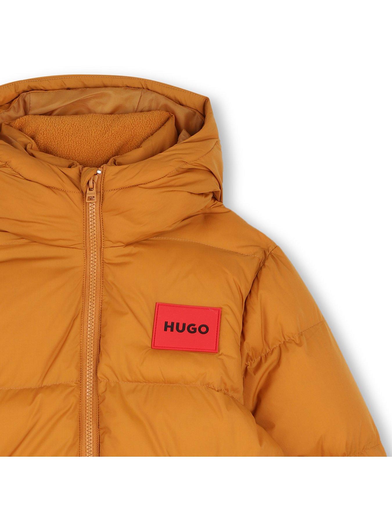 Image 4 of 6 of HUGO Boys Padded Jacket - Sudan&nbsp;Brown