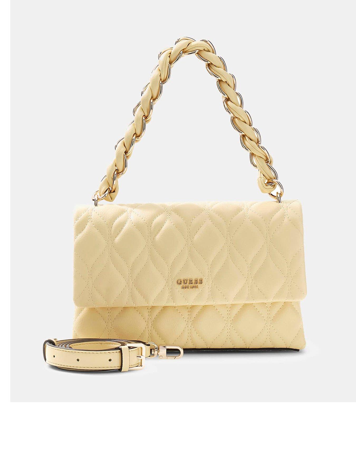 Image 2 of 5 of Guess Maxine Shoulder Bag - Yellow