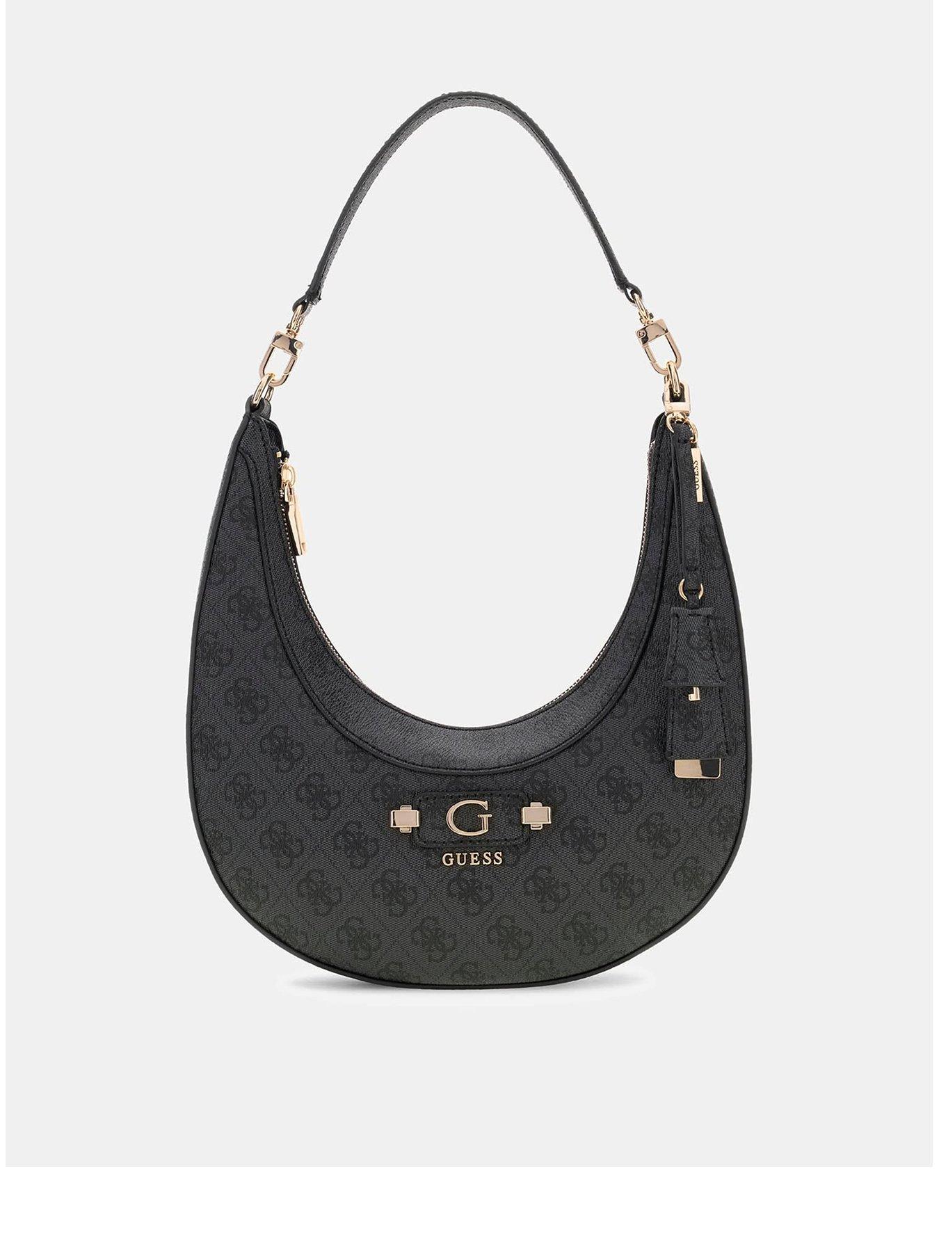Image 1 of 4 of Guess Lindsey Hobo Bag - Dark Grey