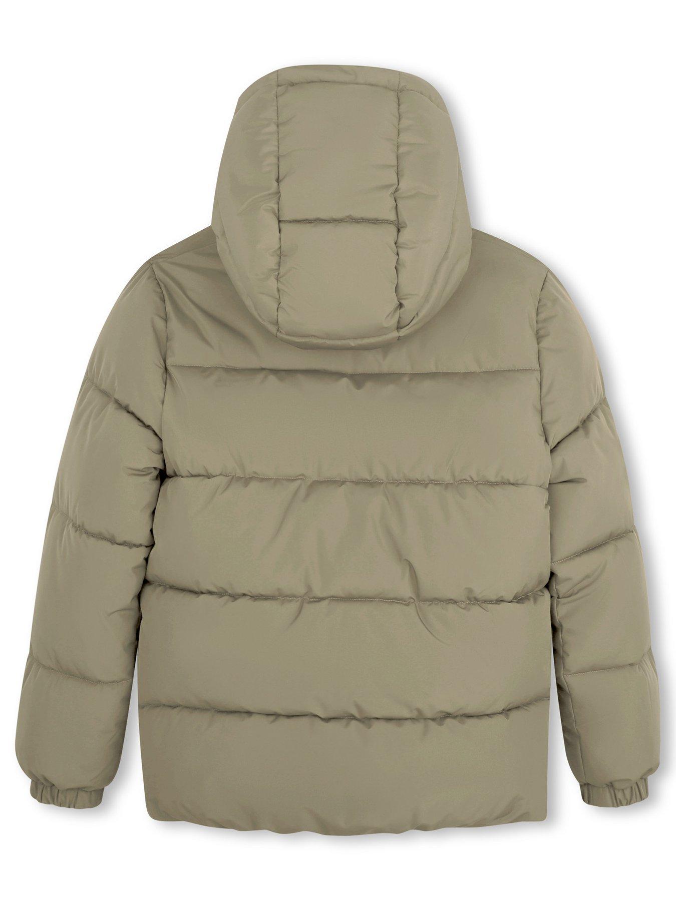 Image 3 of 5 of BOSS Boys Padded Jacket - Khaki