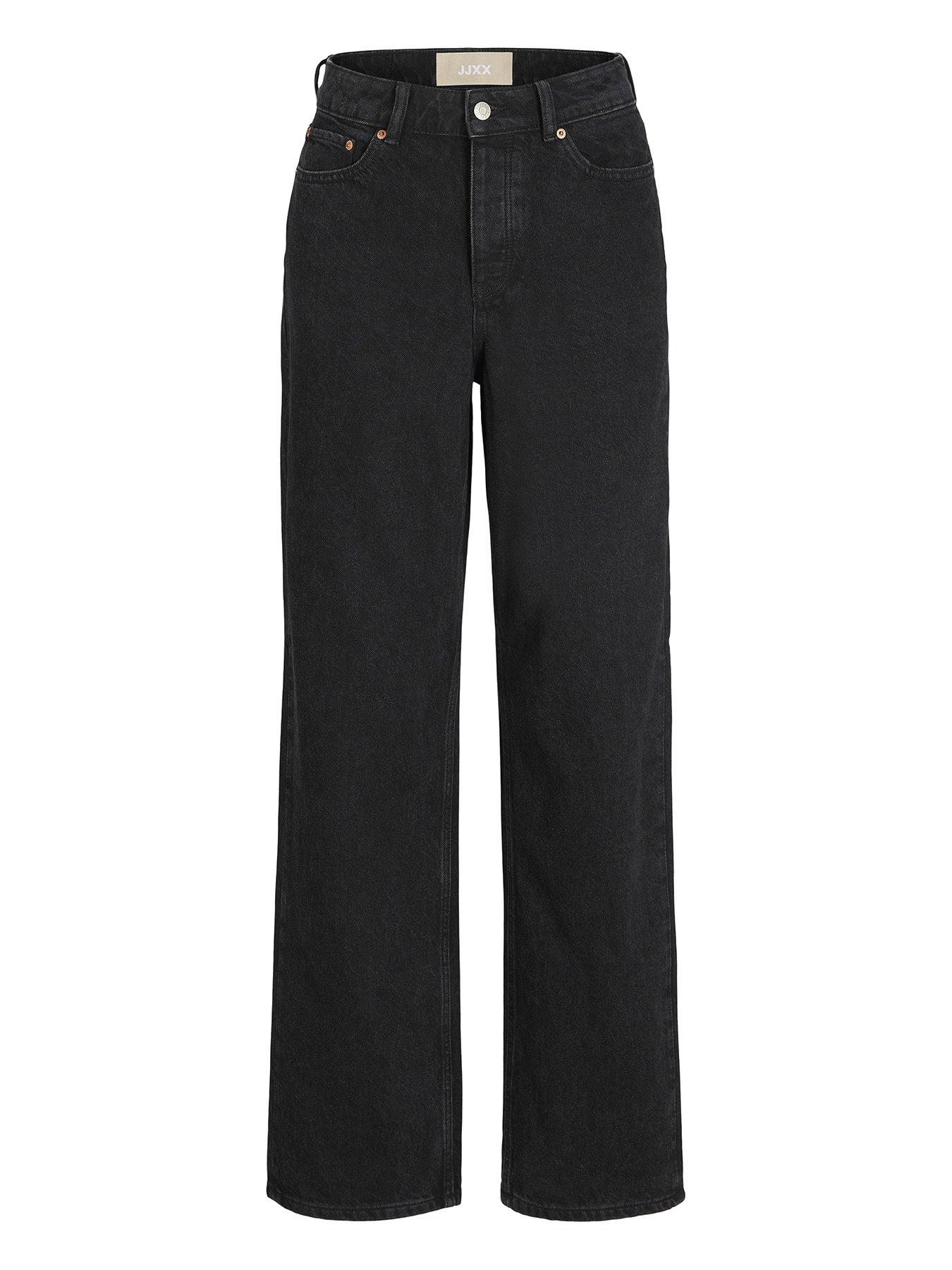 Image 2 of 5 of JJXX Girl Girls Seville Mr5004 Loose Fit Jeans - Black